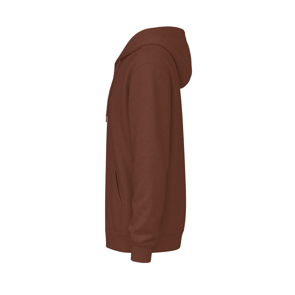 Classic White Fleece Hoodie – Soft Midweight Pullover