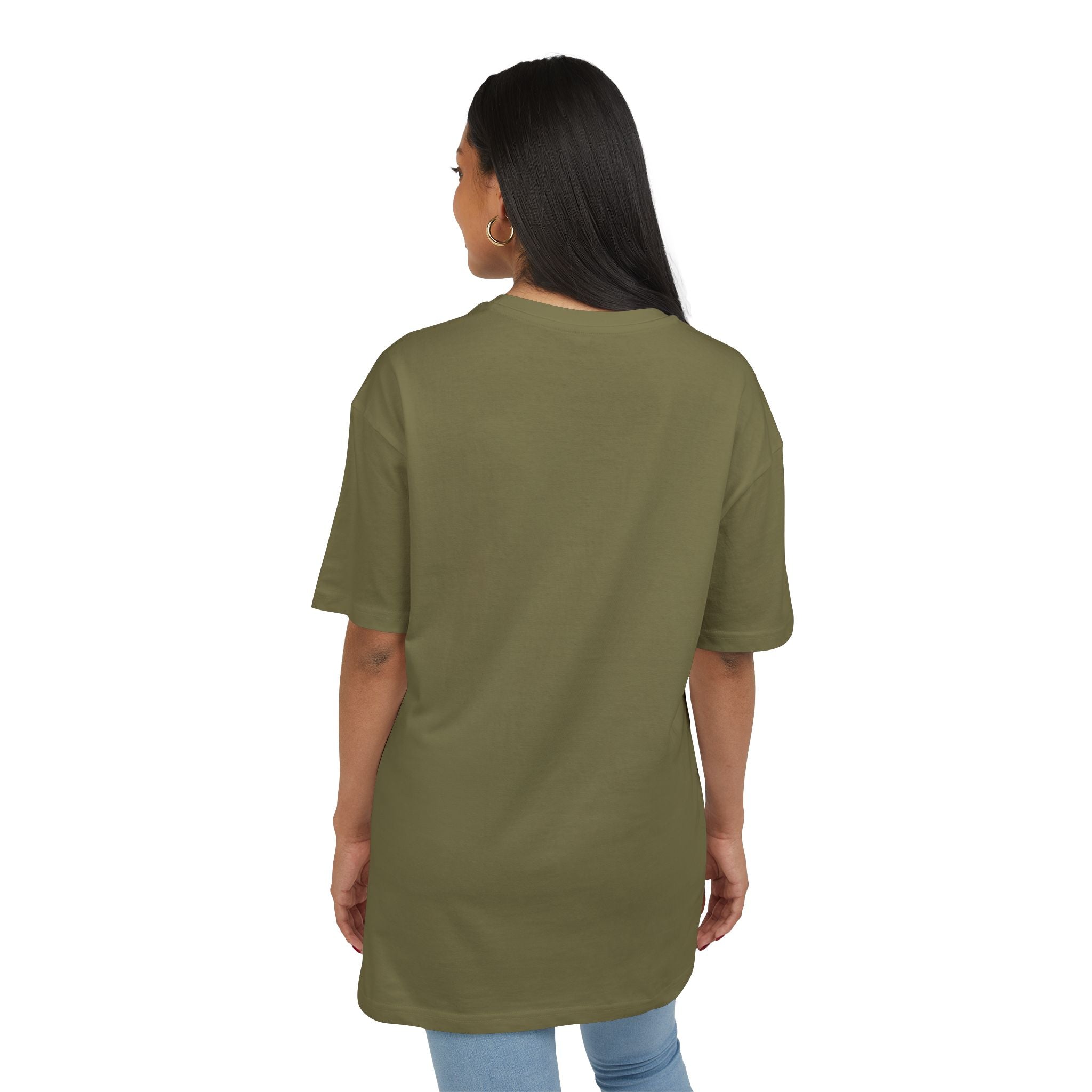 Oversized White Tee — Minimal Blank Heavy Cotton Oversize Shirt