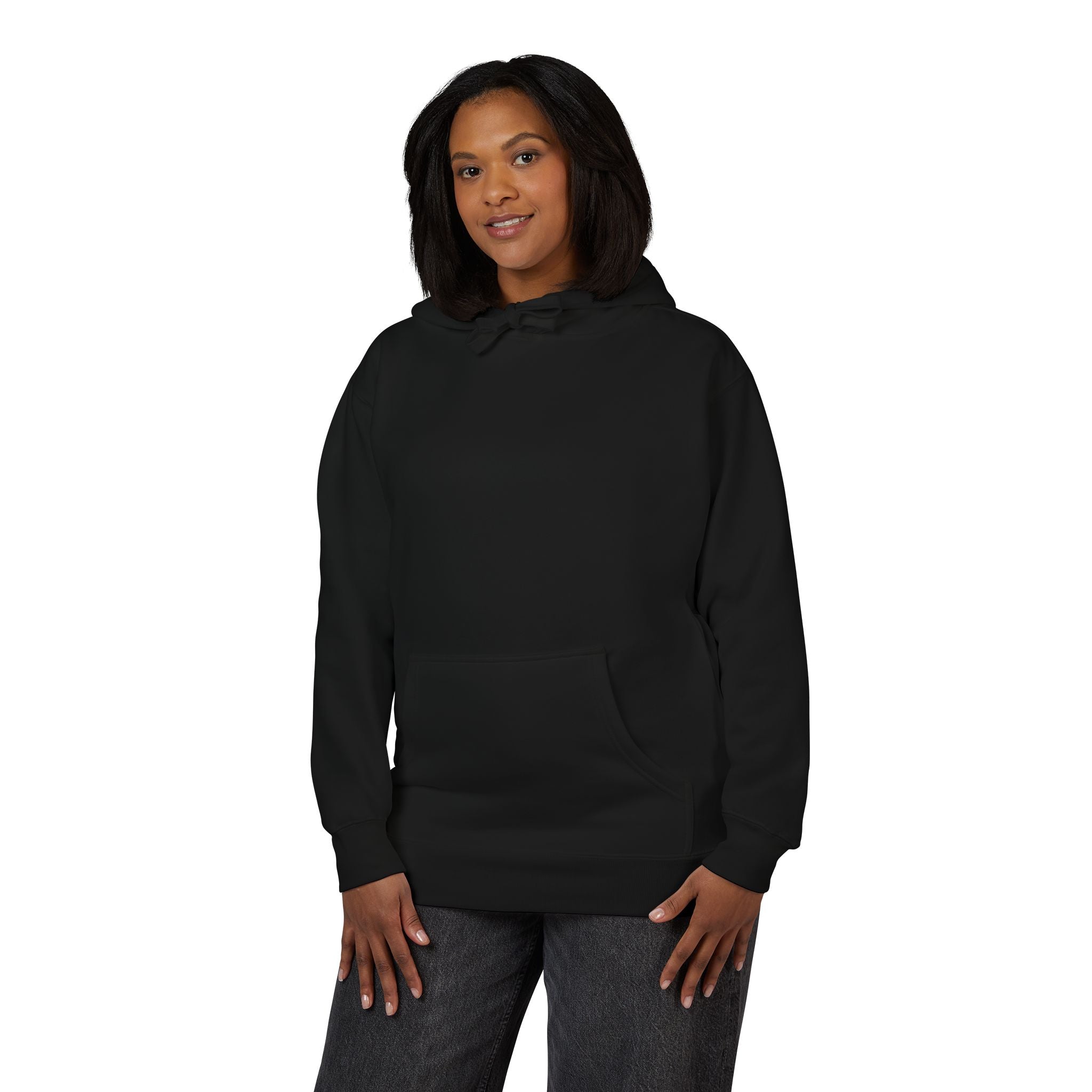 White Fleece Hoodie – Minimal Classic Pullover Hooded Sweatshirt