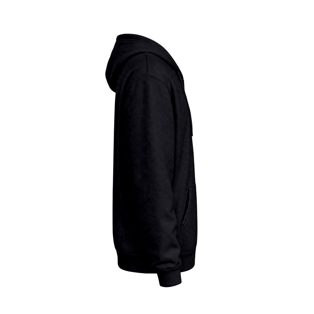 Classic White Fleece Hoodie – Soft Midweight Pullover