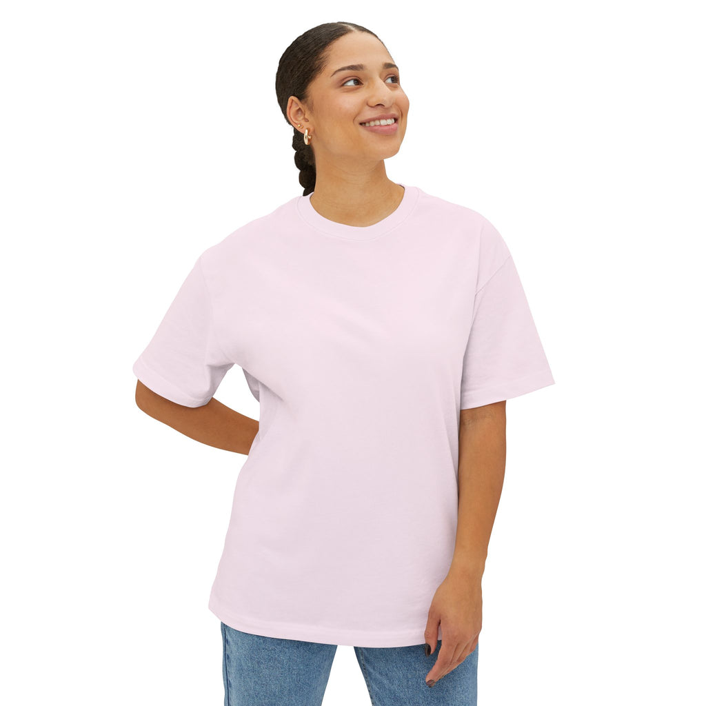 Oversized Boxy Tee — Minimal White Crewneck T-Shirt