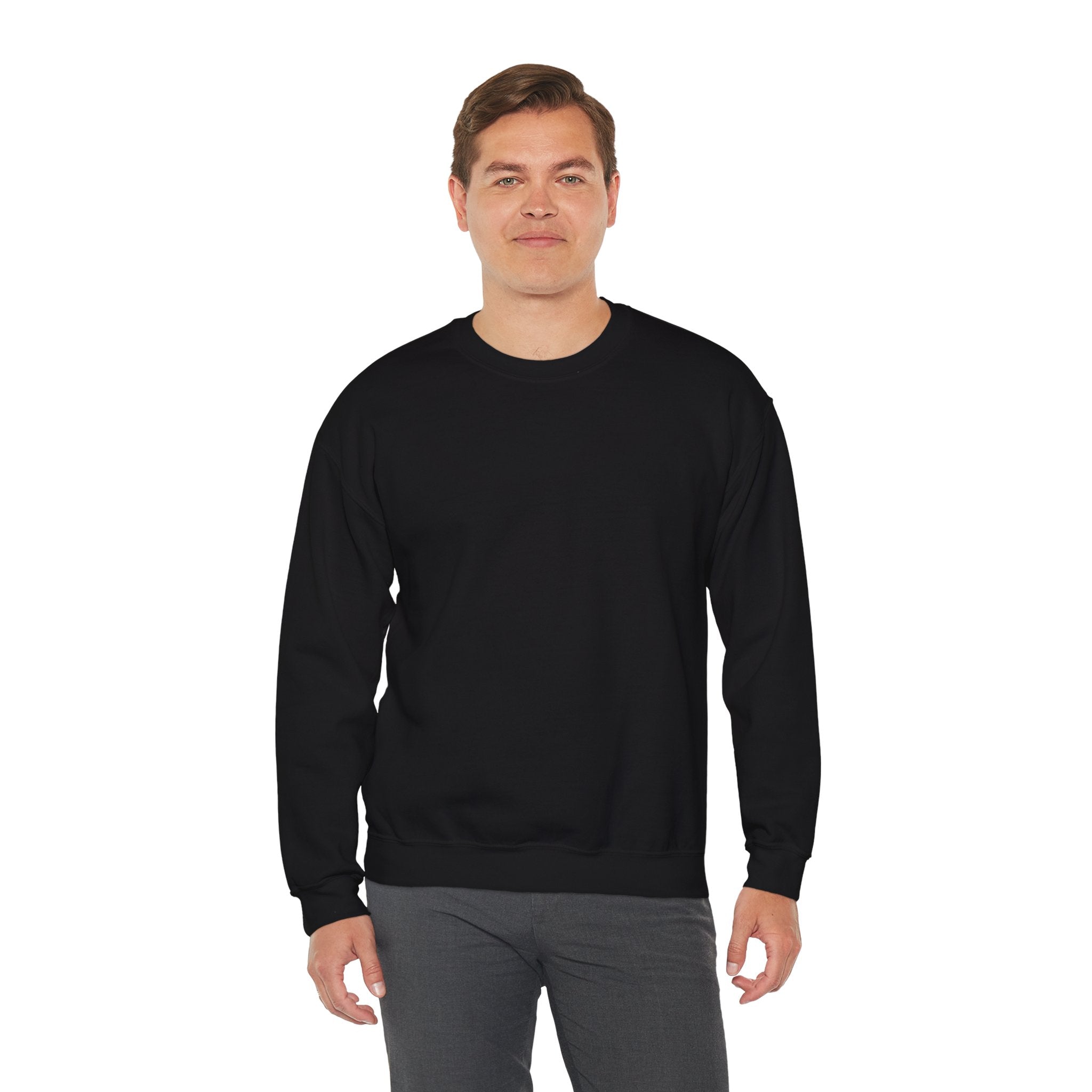 Classic White Crewneck Sweatshirt
