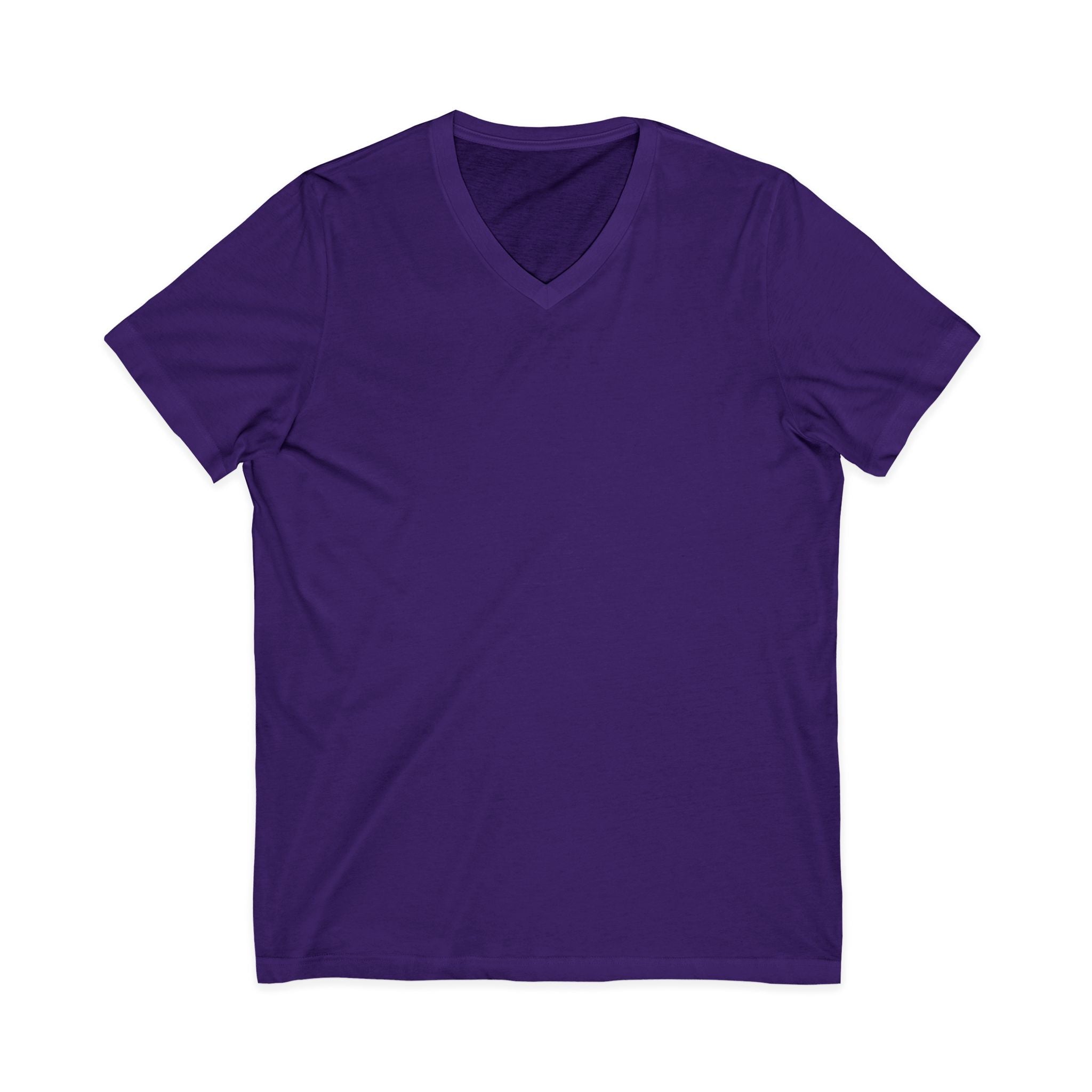 V-Neck Jersey Tee — Classic White Short Sleeve T-Shirt