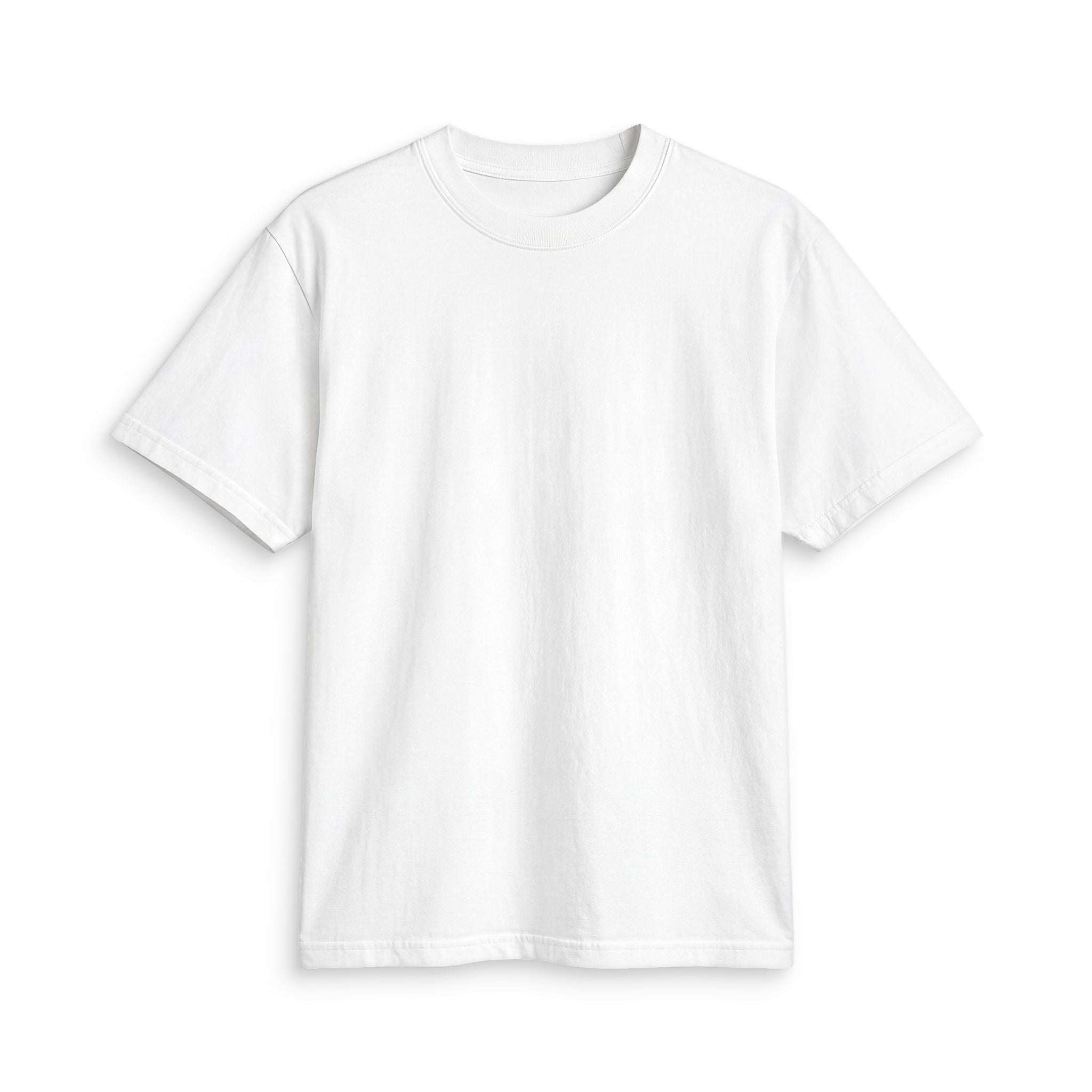 White Active T-Shirt — Minimal Athletic Tee for Everyday Workout & Casual Wear