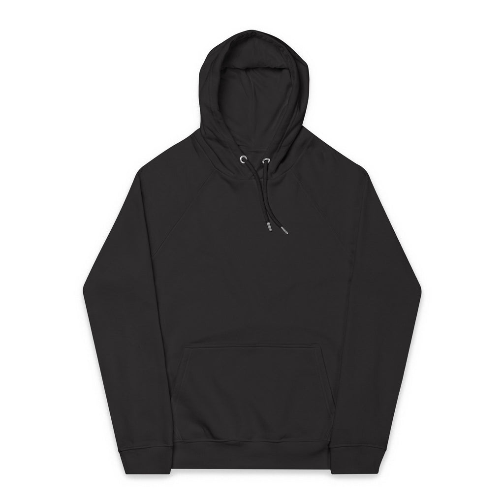 Eco Raglan Hoodie — Embroidered Sustainable Pullover