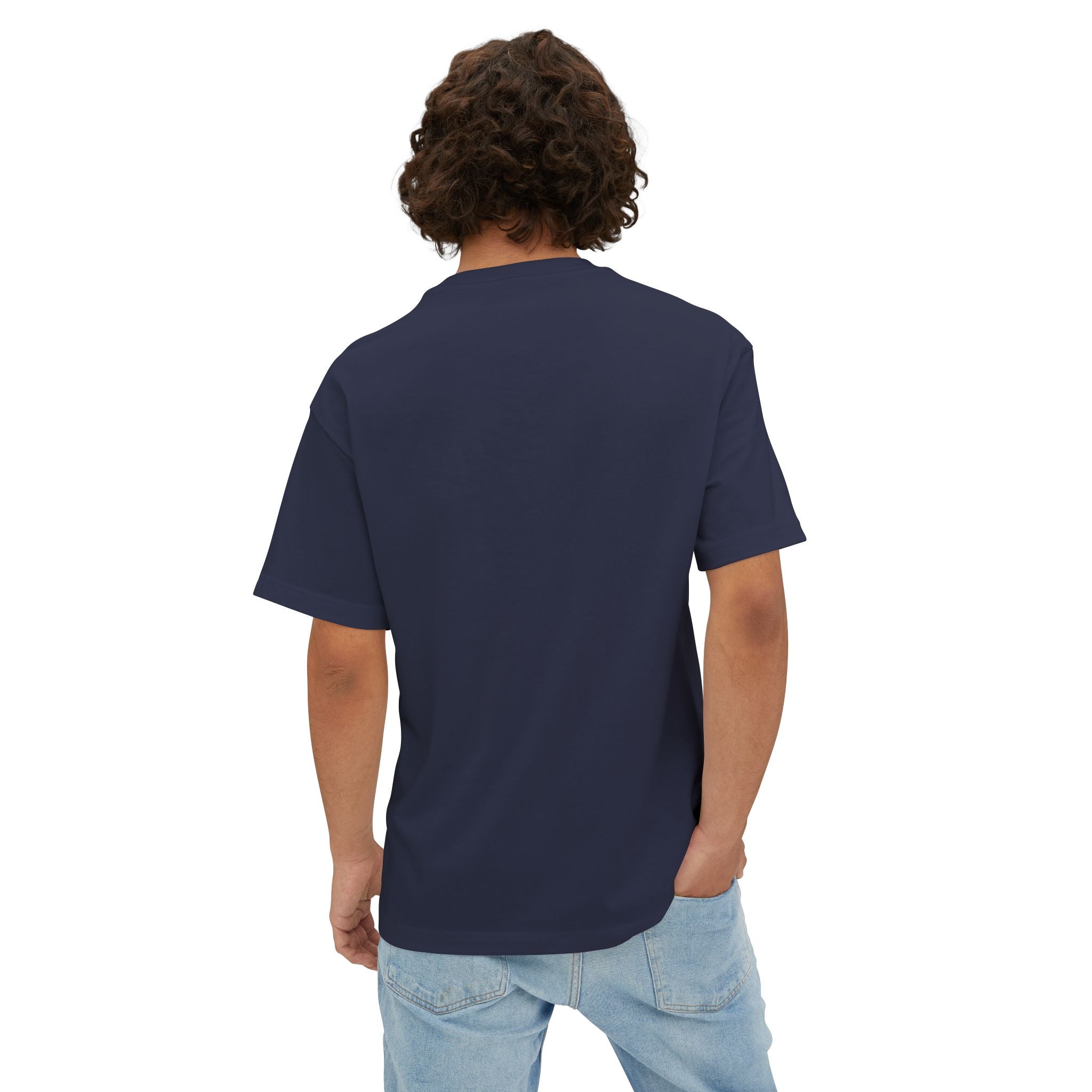 Oversized Boxy Tee — Minimal White Crewneck T-Shirt