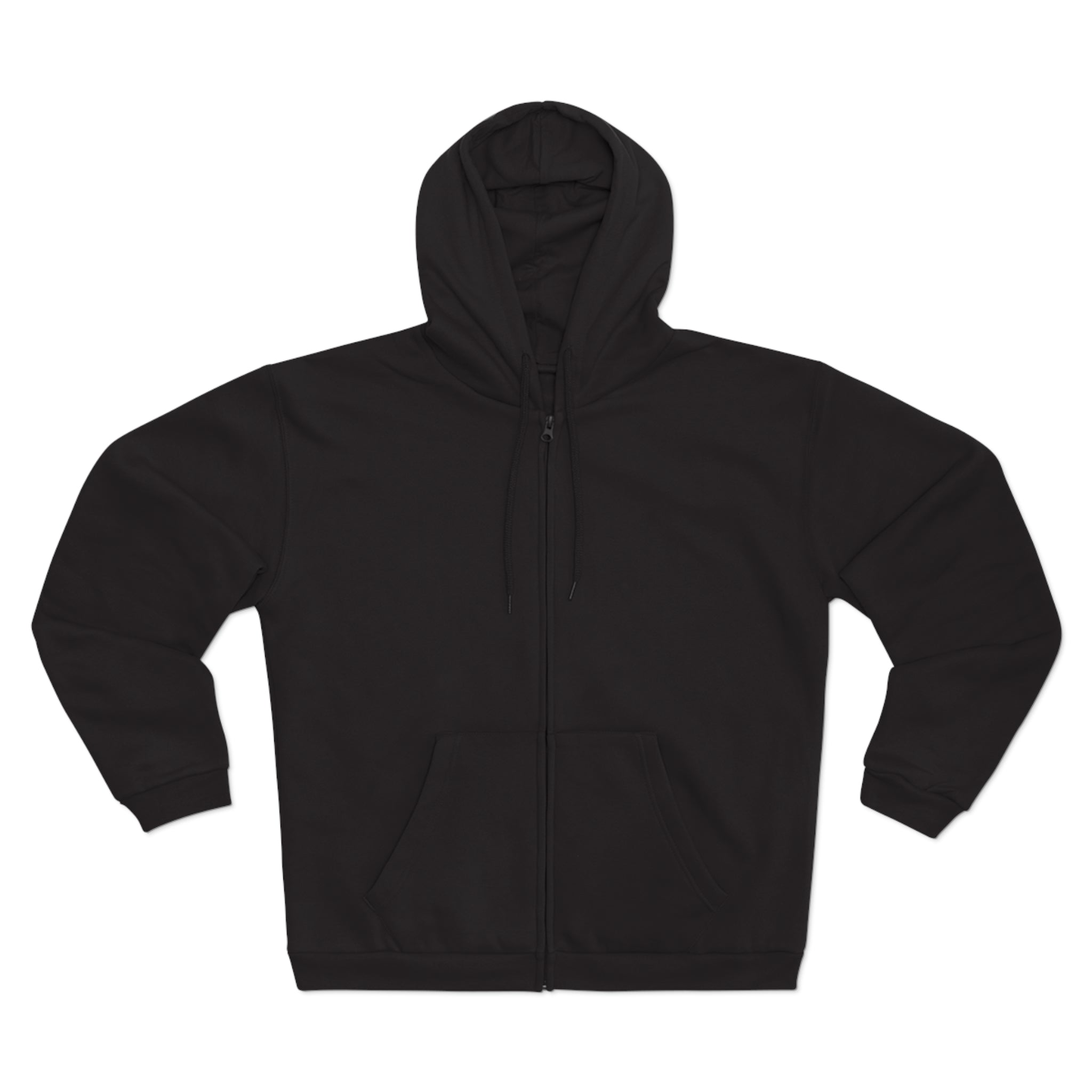 Zip Hoodie — Classic Navy Full‑Zip Hooded Sweatshirt
