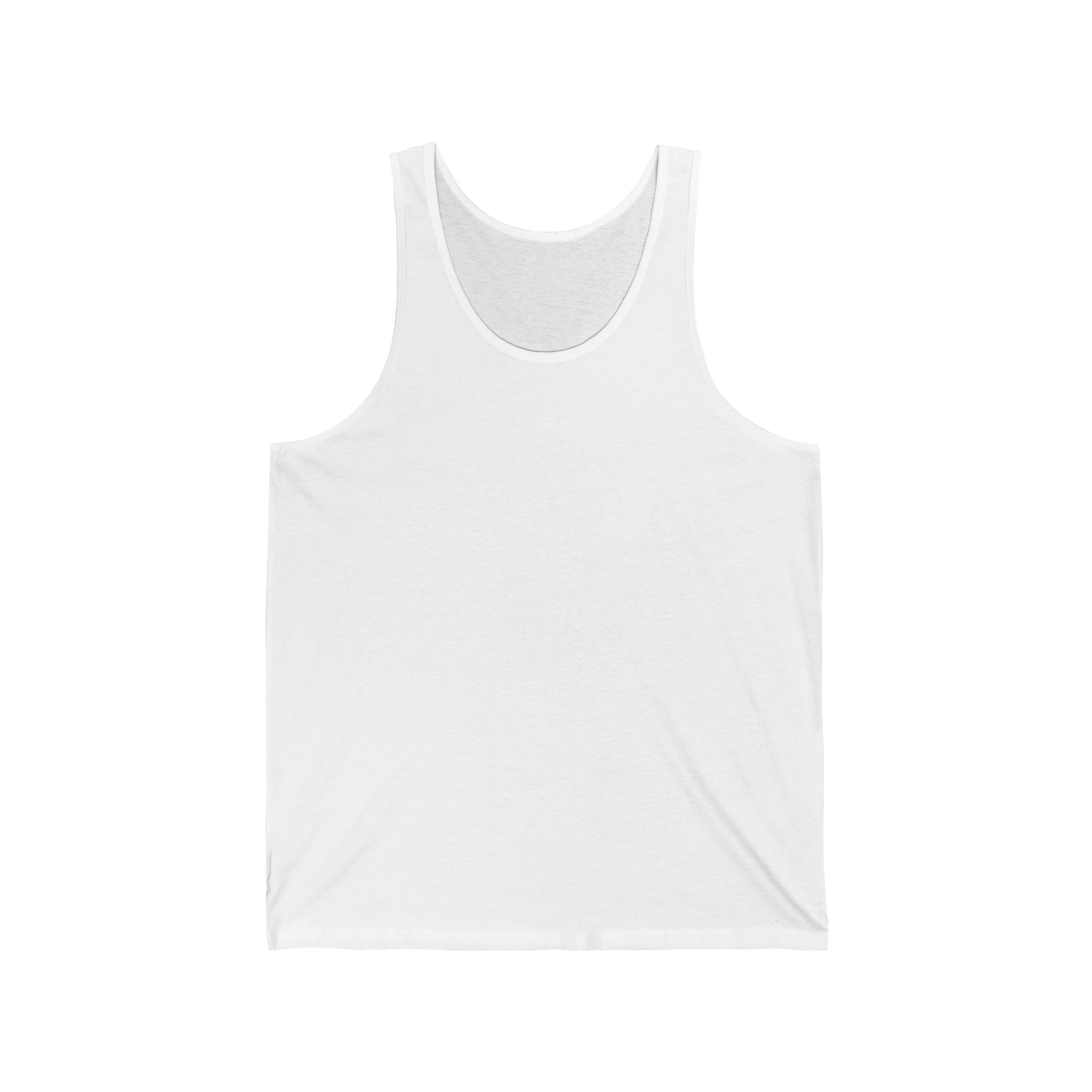 Classic White Tank Top — Lightweight Unisex Jersey Tank