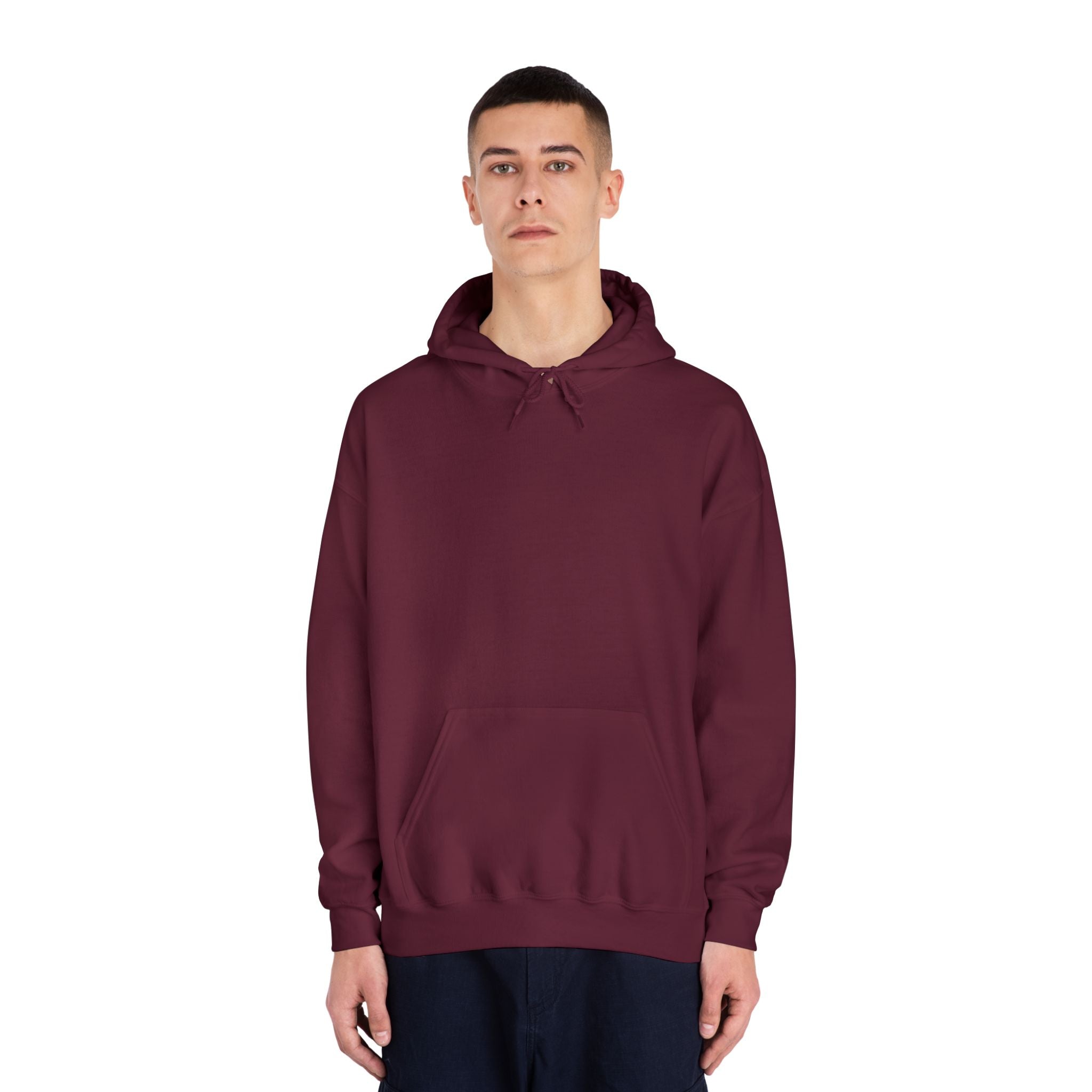 Blank White Hooded Sweatshirt