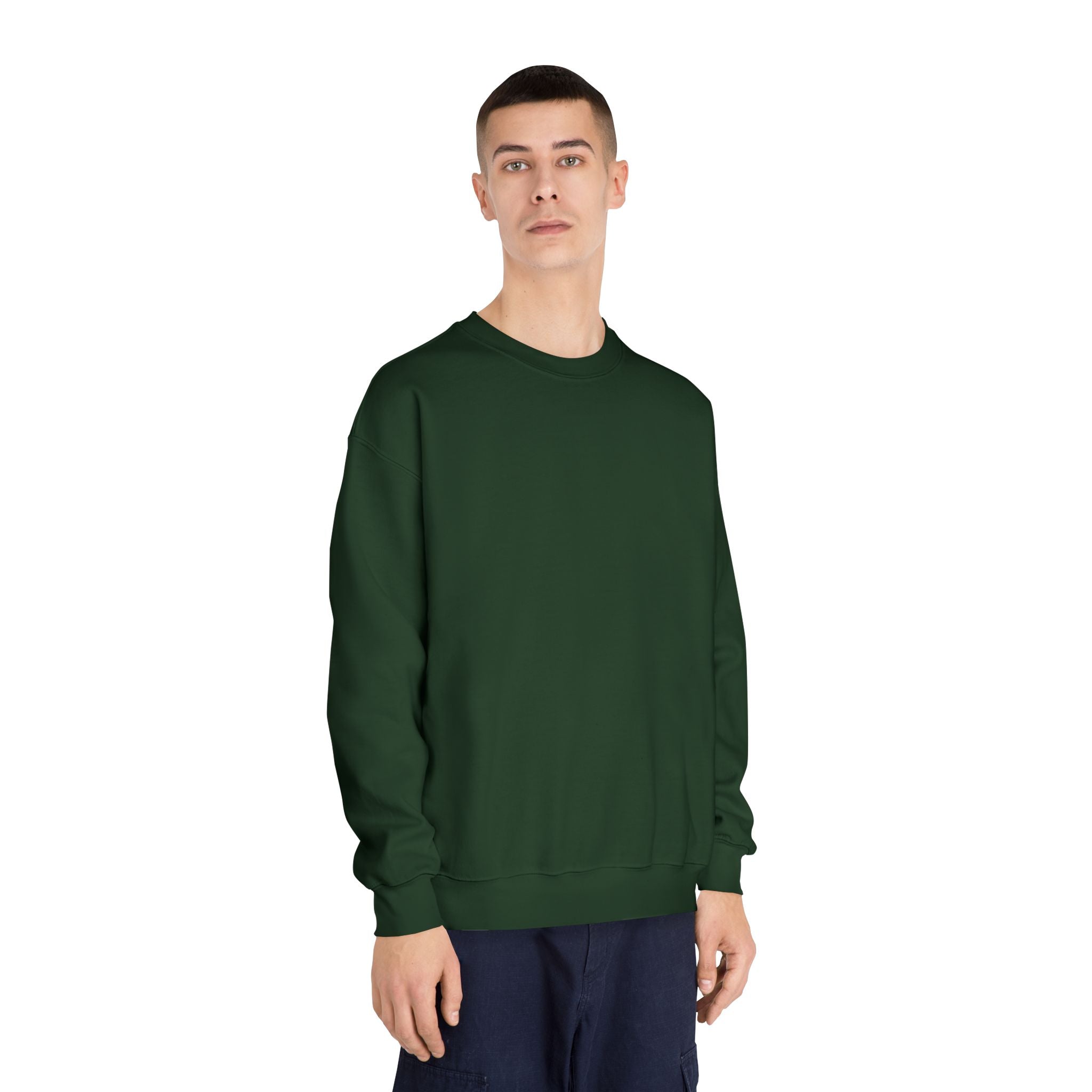 Classic White Crewneck Sweatshirt