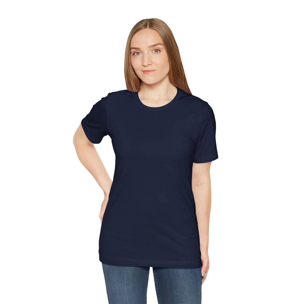 White Short Sleeve Tee — Minimal Classic Crewneck T-Shirt