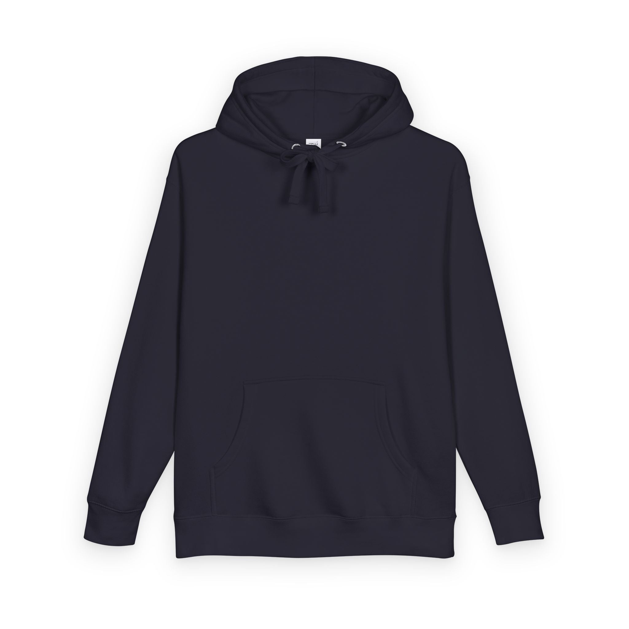 White Fleece Hoodie – Minimal Classic Pullover Hooded Sweatshirt