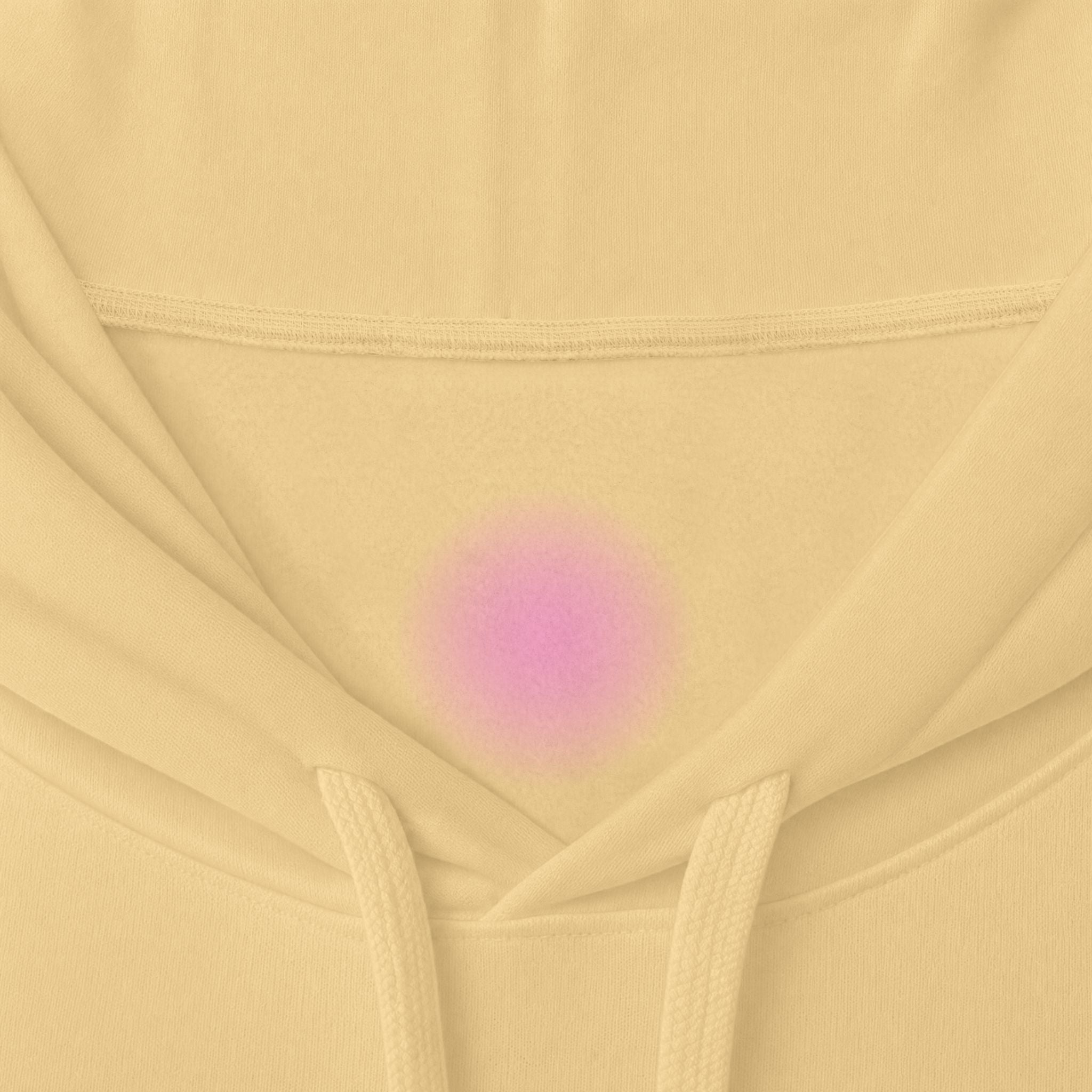 Classic White Fleece Hoodie – Soft Midweight Pullover