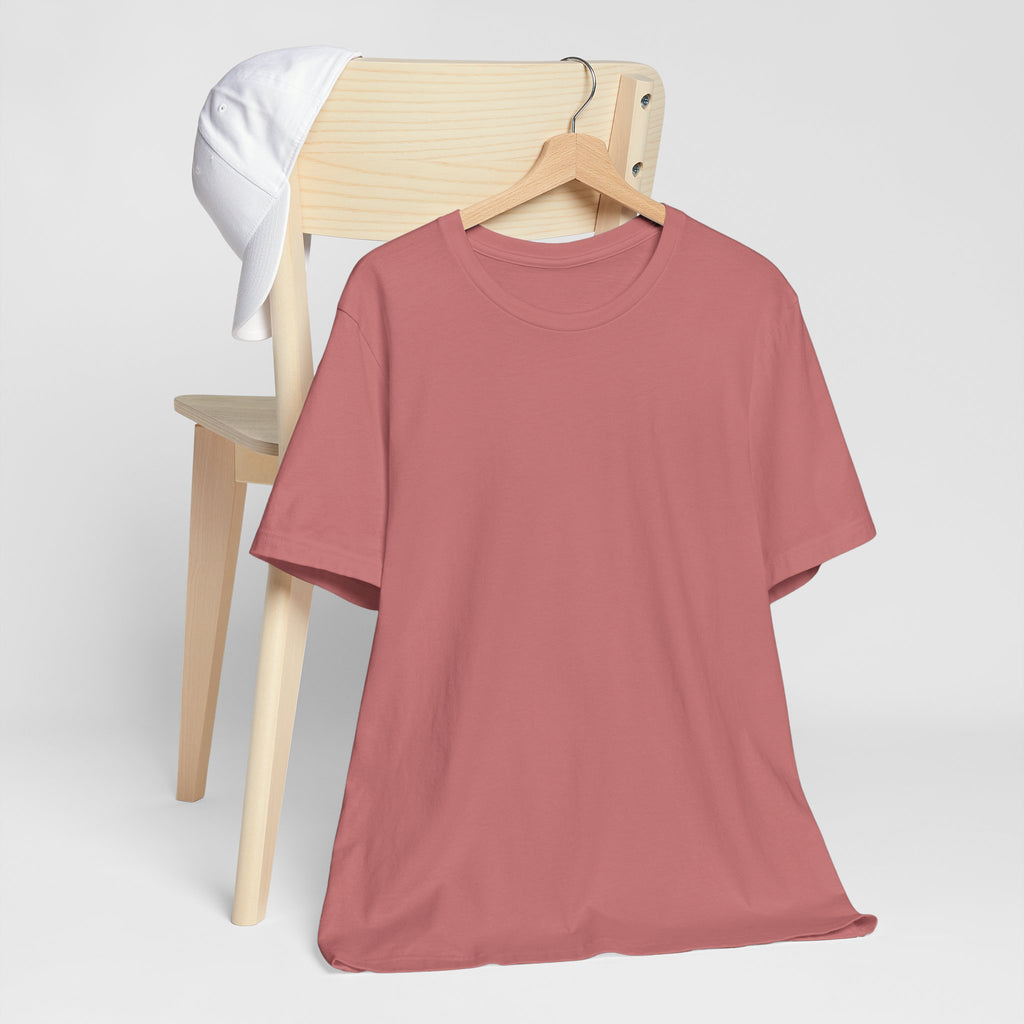 White Short Sleeve Tee — Minimal Classic Crewneck T-Shirt