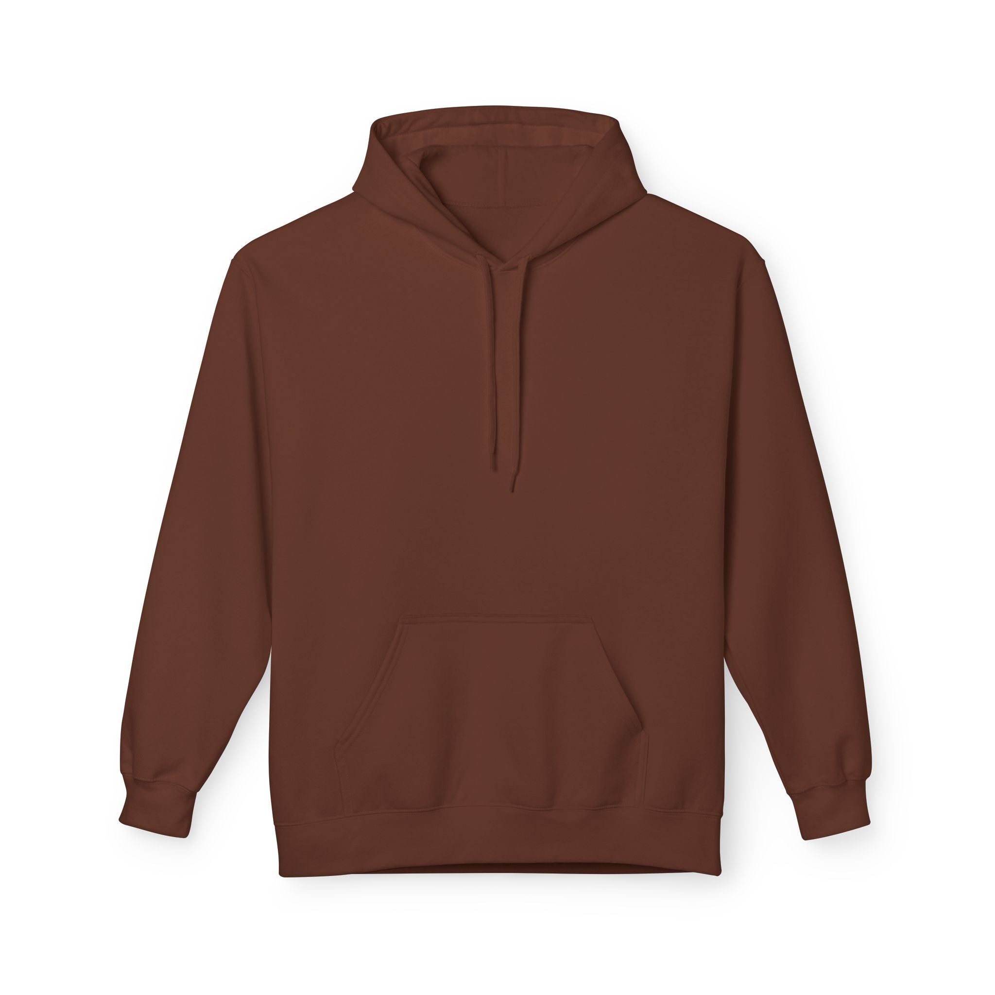 Classic White Fleece Hoodie – Soft Midweight Pullover