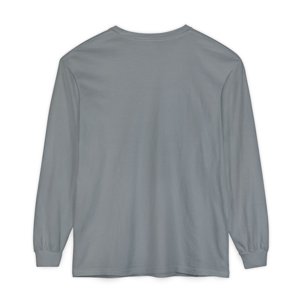 Long Sleeve T-Shirt — Classic White Garment-Dyed Tee