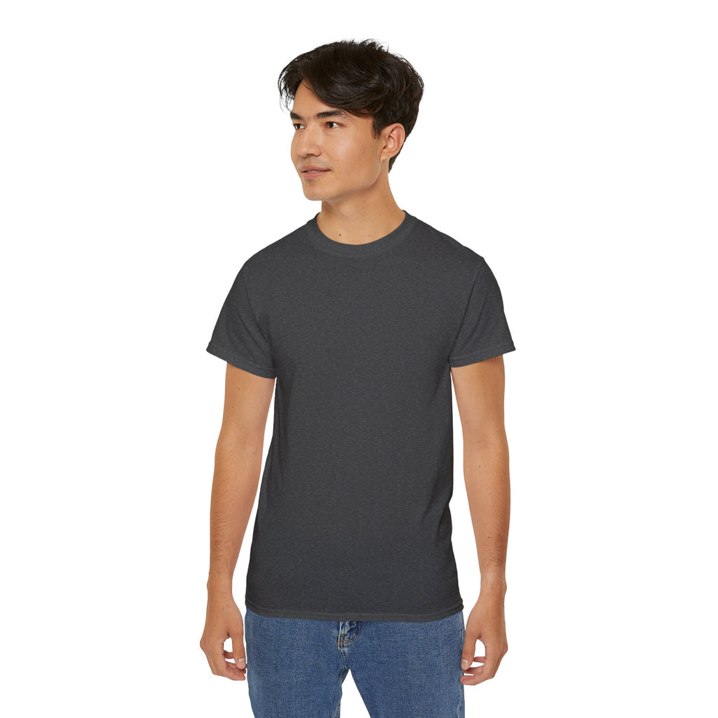 Classic White Cotton Tee - Plain Crewneck Shirt