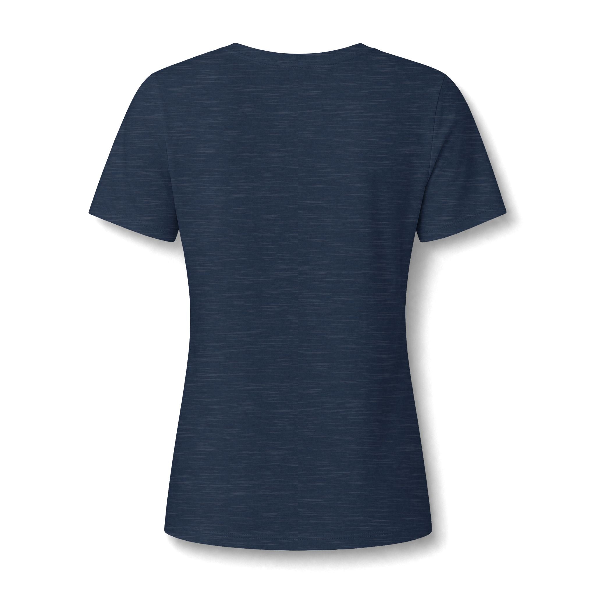 Women's Relaxed Heather CVC V-Neck Tee