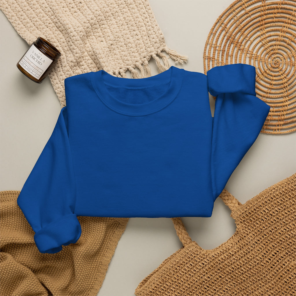 Crewneck Sweatshirt – Minimal White Classic Crewneck