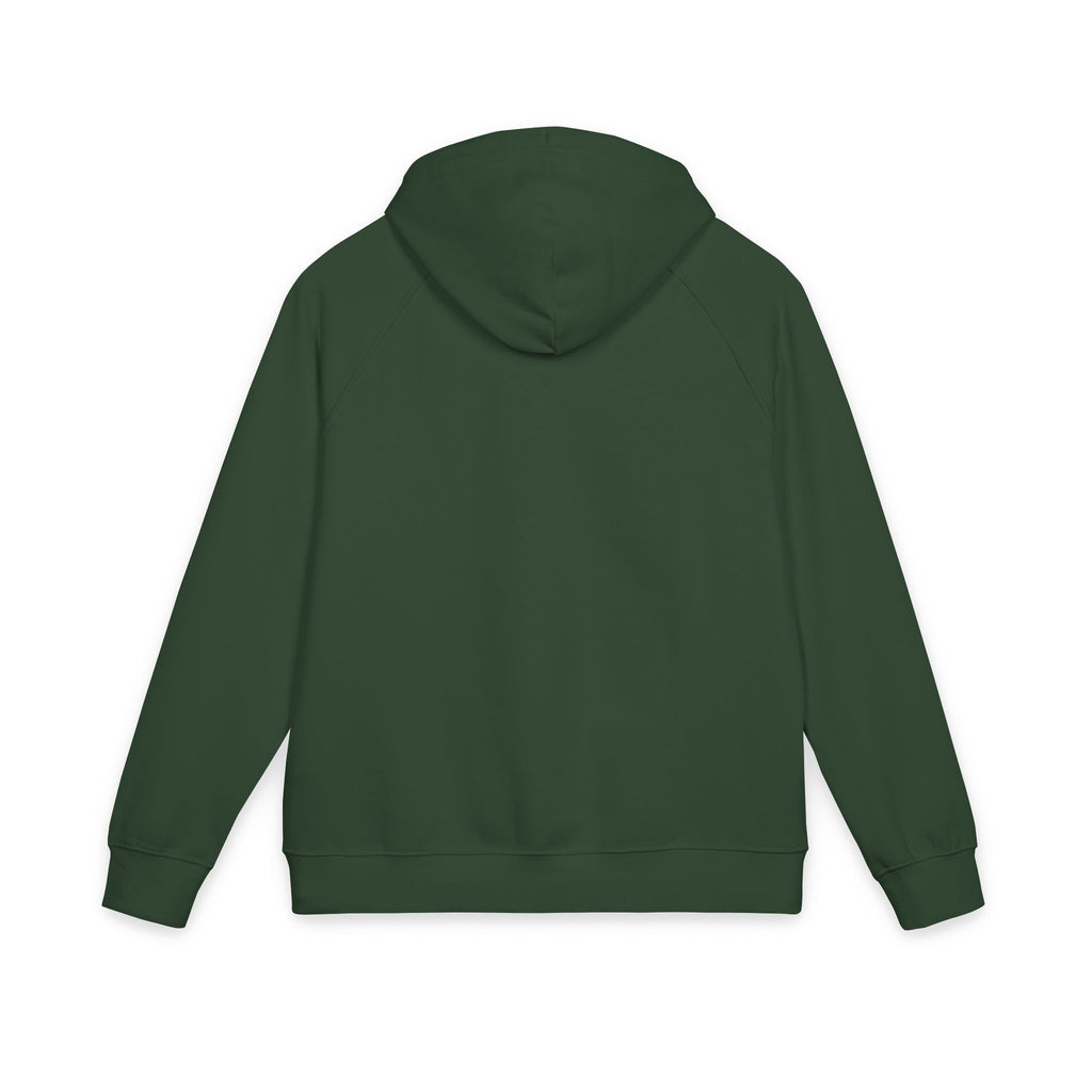 Eco Raglan Hoodie — Embroidered Sustainable Pullover