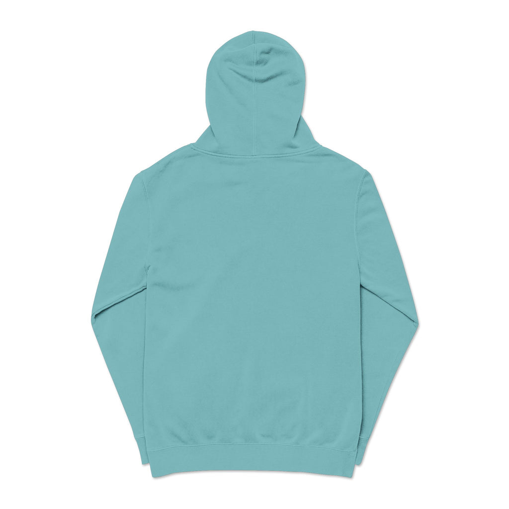 Pigment-Dyed Hoodie — Washed Blush Pullover Hooded Sweatshirt