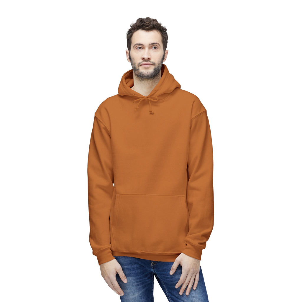Classic White Hoodie — Made in USA Unisex Hooded Sweatshirt