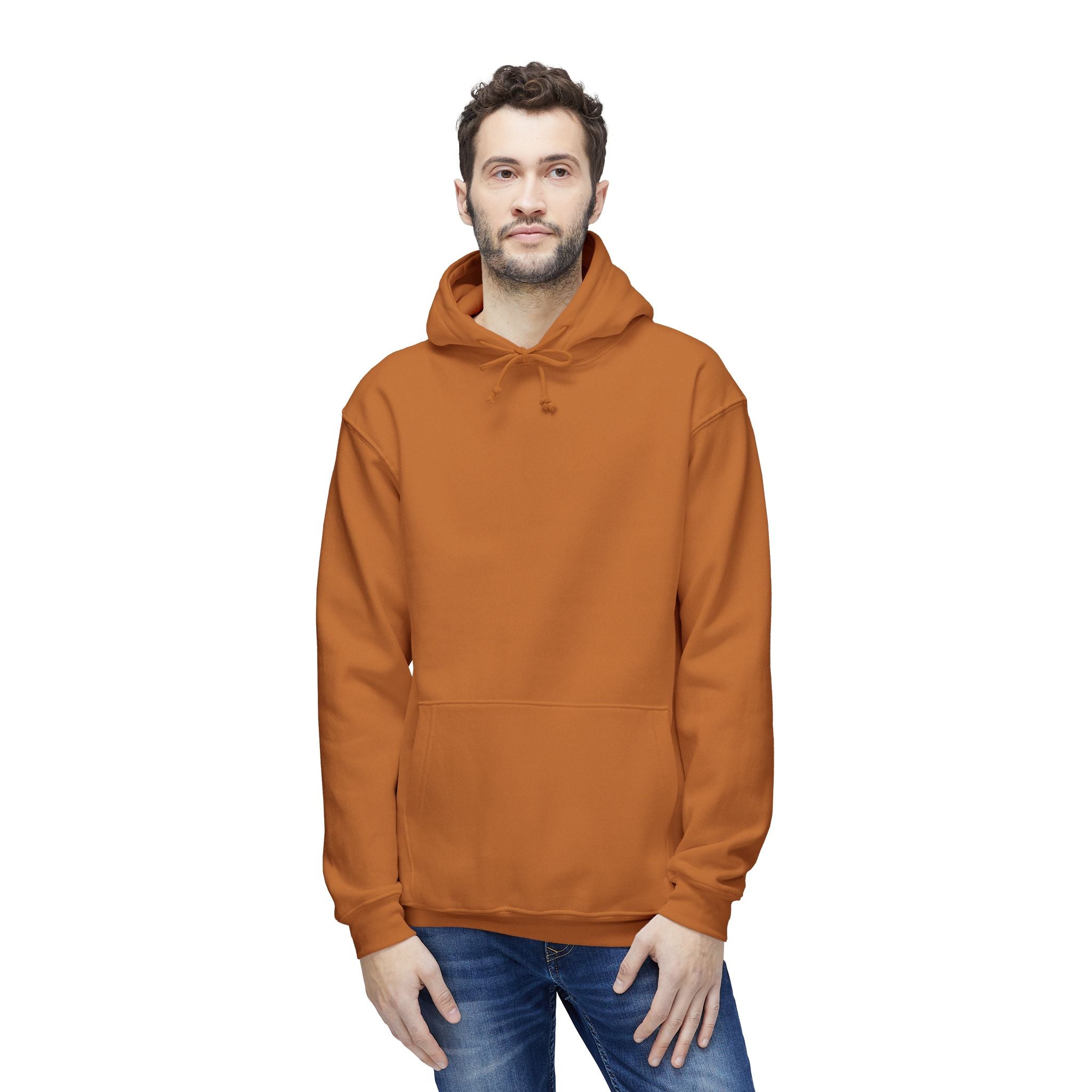 Classic White Hoodie — Made in USA Unisex Hooded Sweatshirt