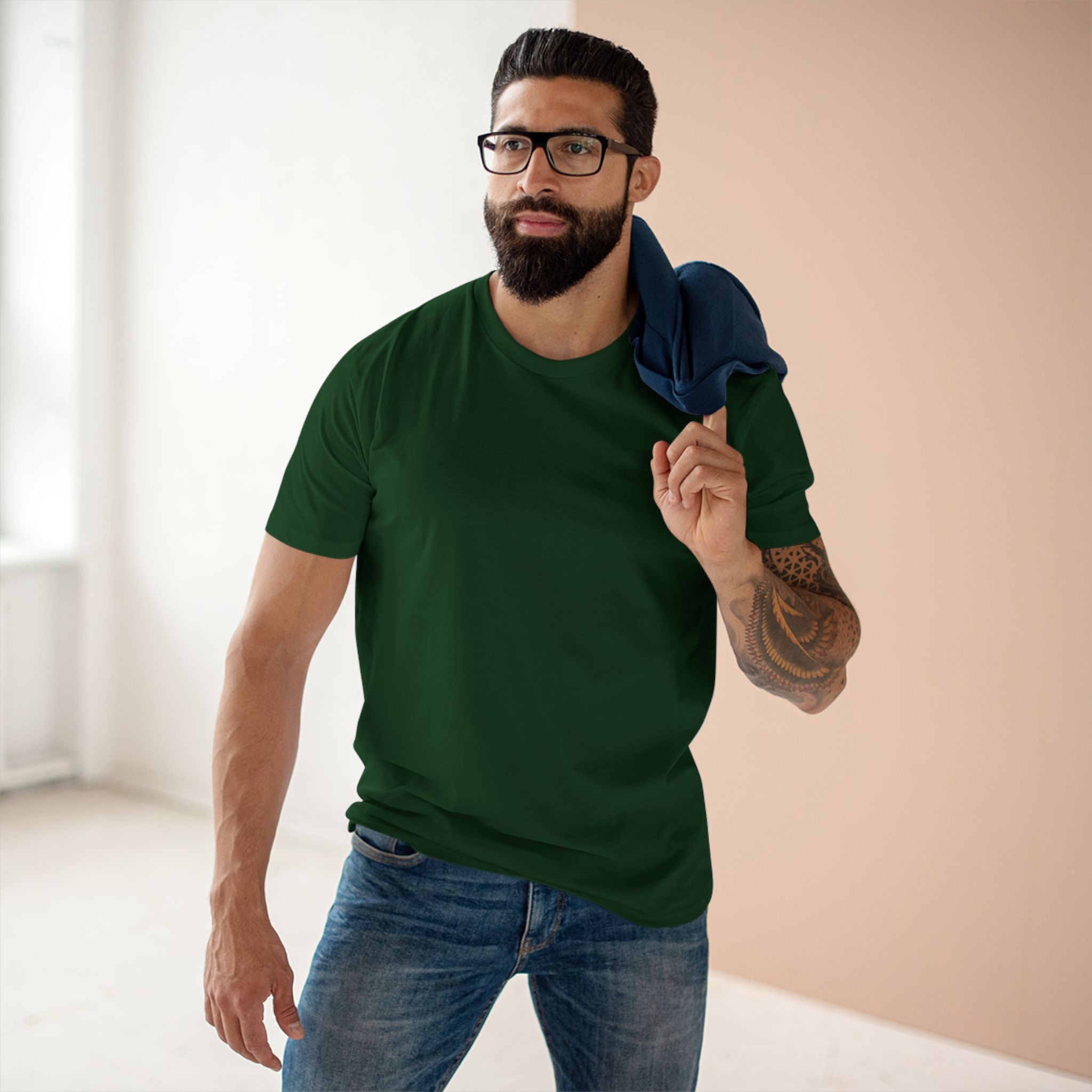 Classic White Tee — Adult Staple Crewneck T-Shirt