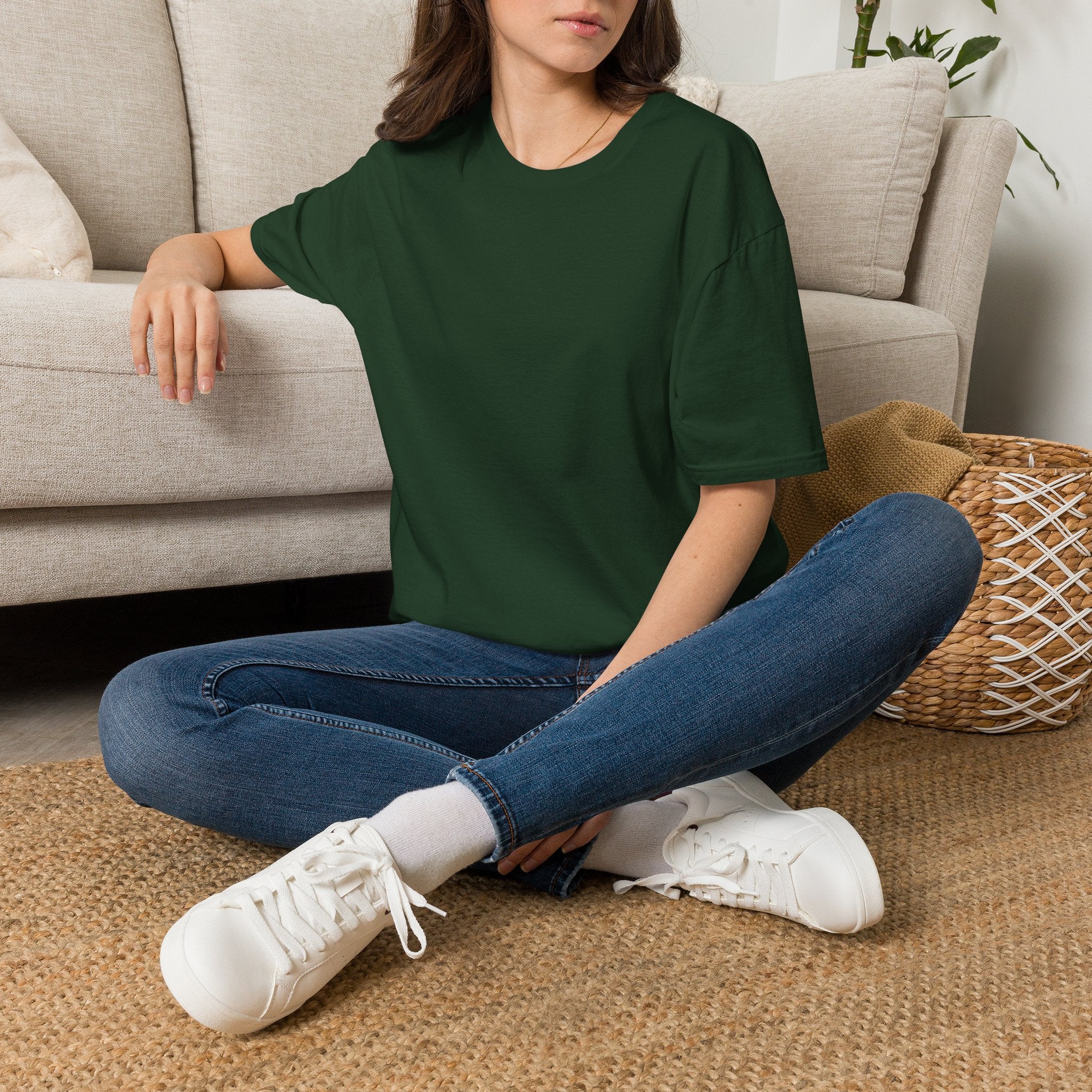 Blank White T-Shirt Mockup — Unisex Tee Product Mockup Images