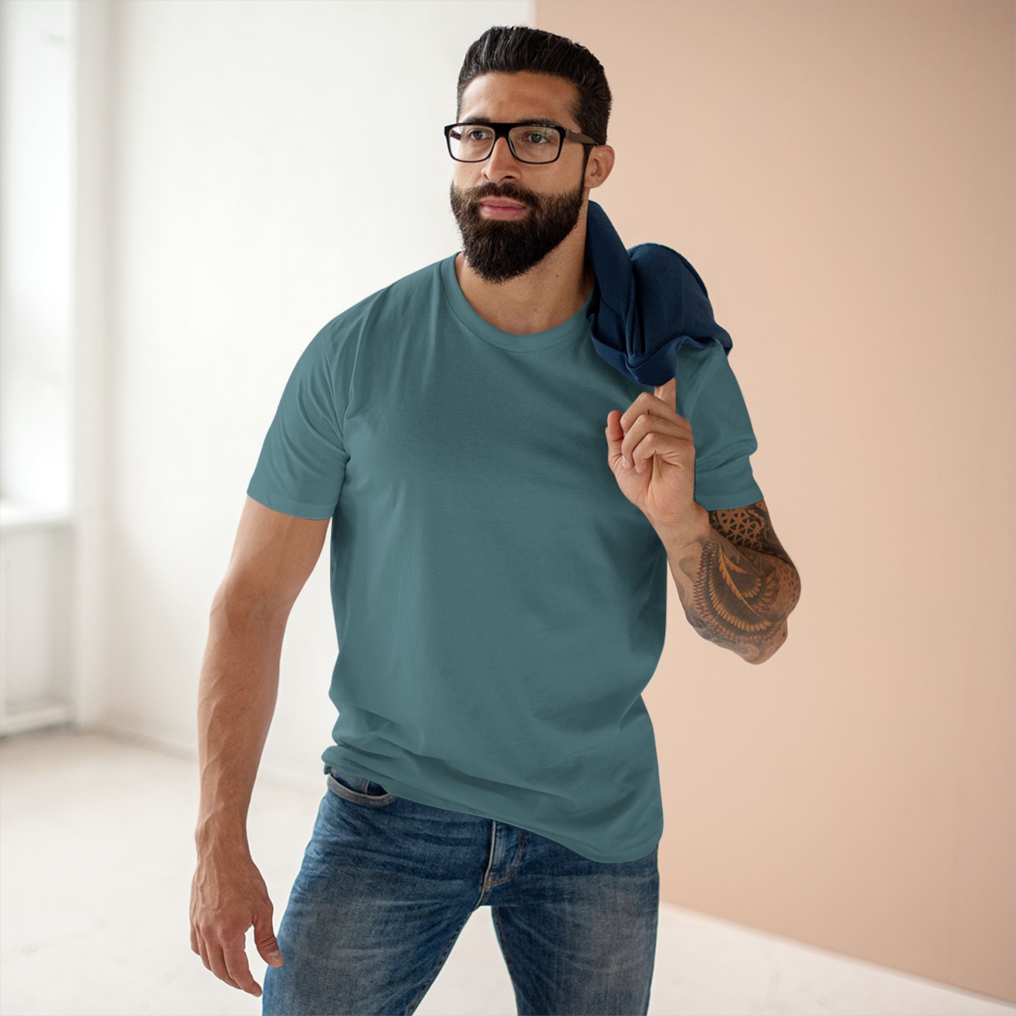 Classic White Tee — Adult Staple Crewneck T-Shirt
