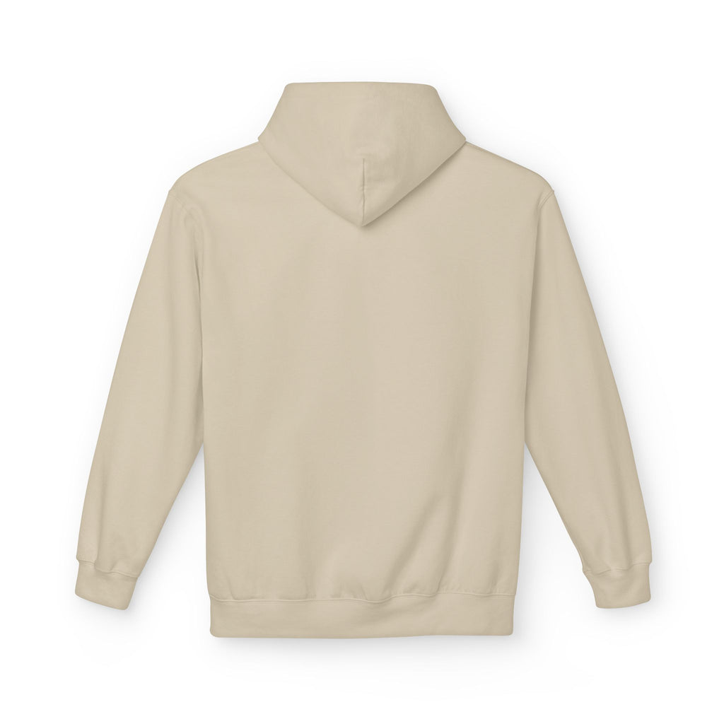 Classic White Fleece Hoodie – Soft Midweight Pullover