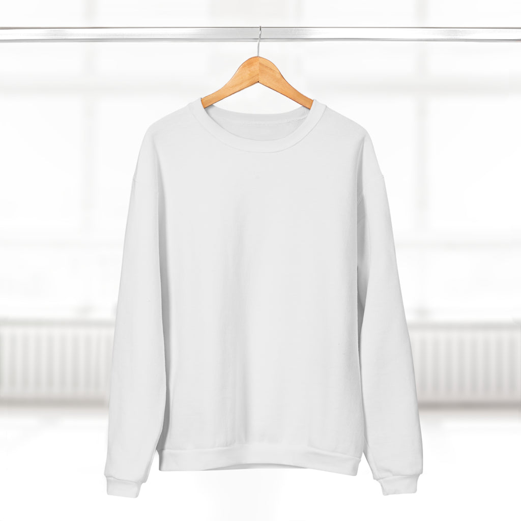 Classic White Crewneck Sweatshirt — Minimal Everyday Pullover