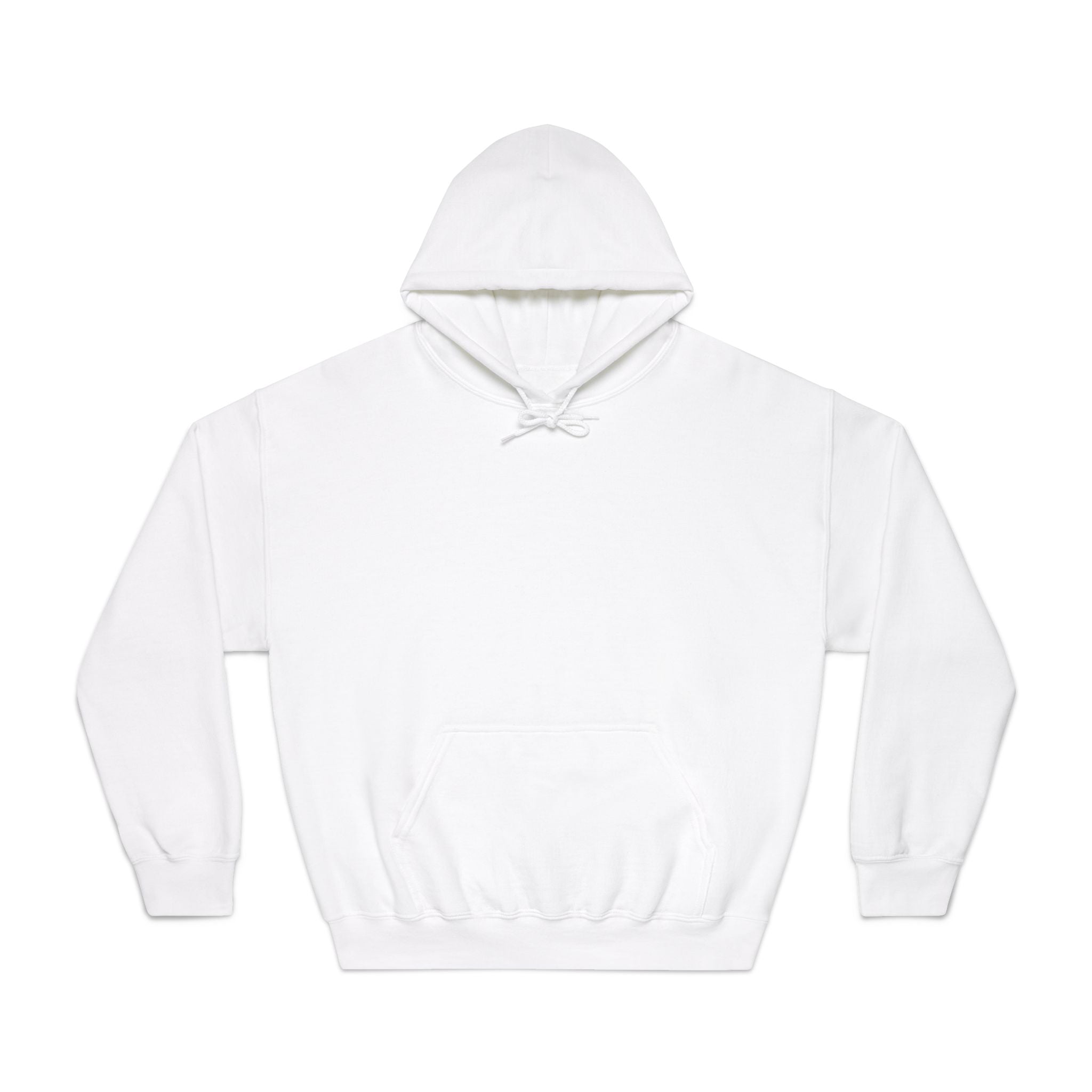 Blank White Hooded Sweatshirt