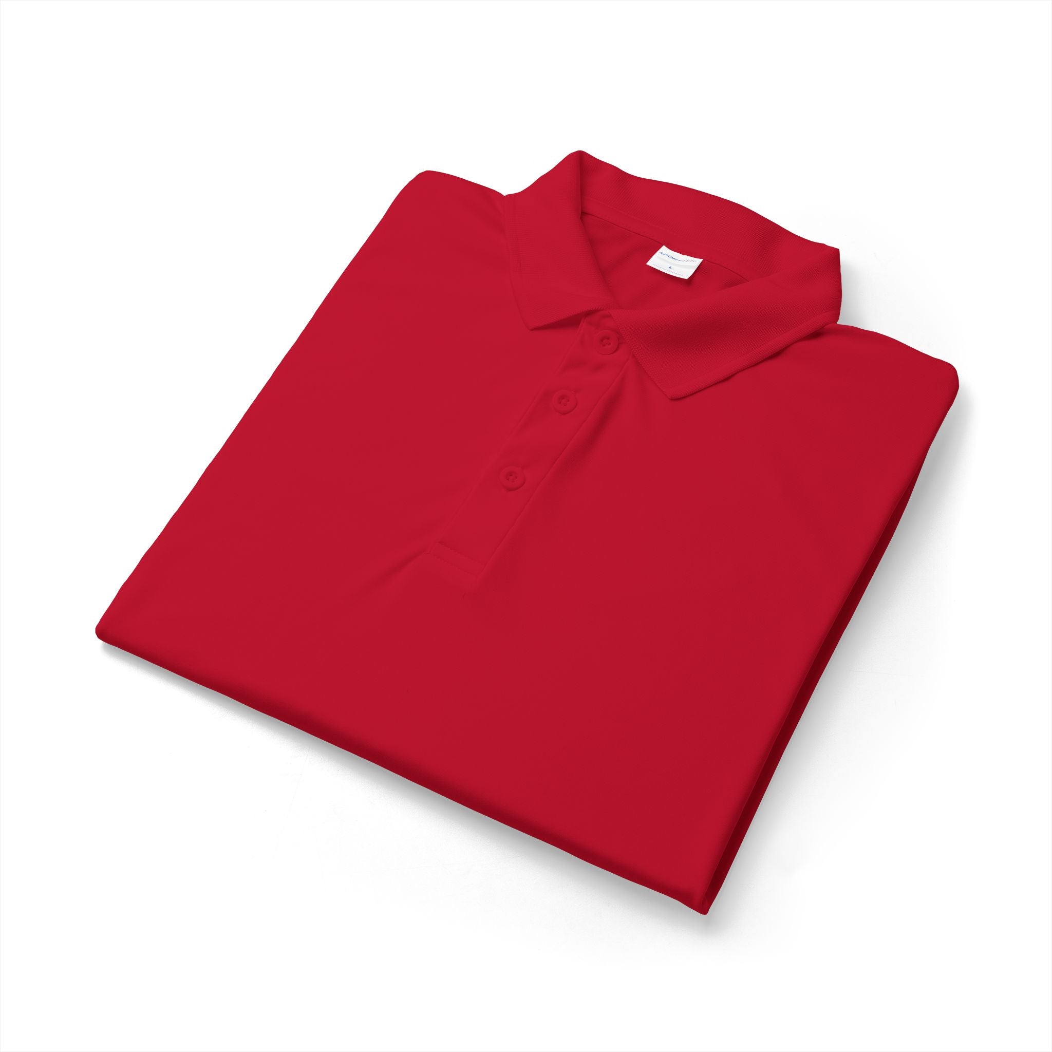 Men's White Performance Polo Shirt - Moisture-Wicking Sport-Tek Style