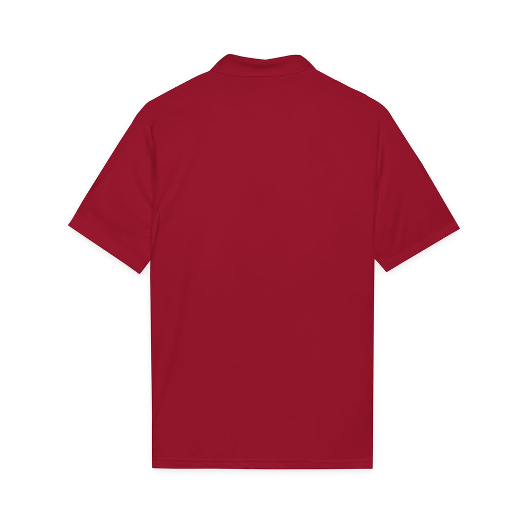 Men's White Performance Polo Shirt - Moisture-Wicking Sport-Tek Style