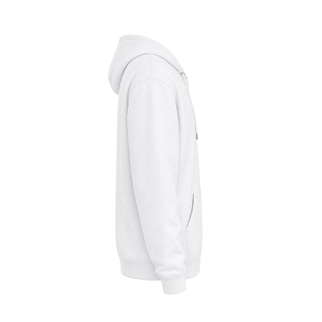 Classic White Hoodie – Lightweight Everyday Pullover