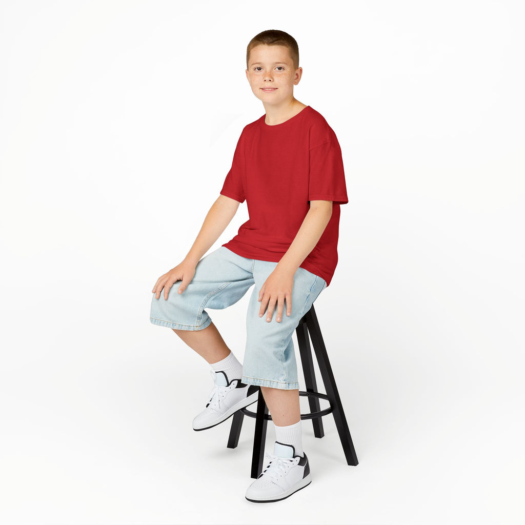 Kids T-Shirt — Plain White Heavy Cotton Tee for Boys & Girls