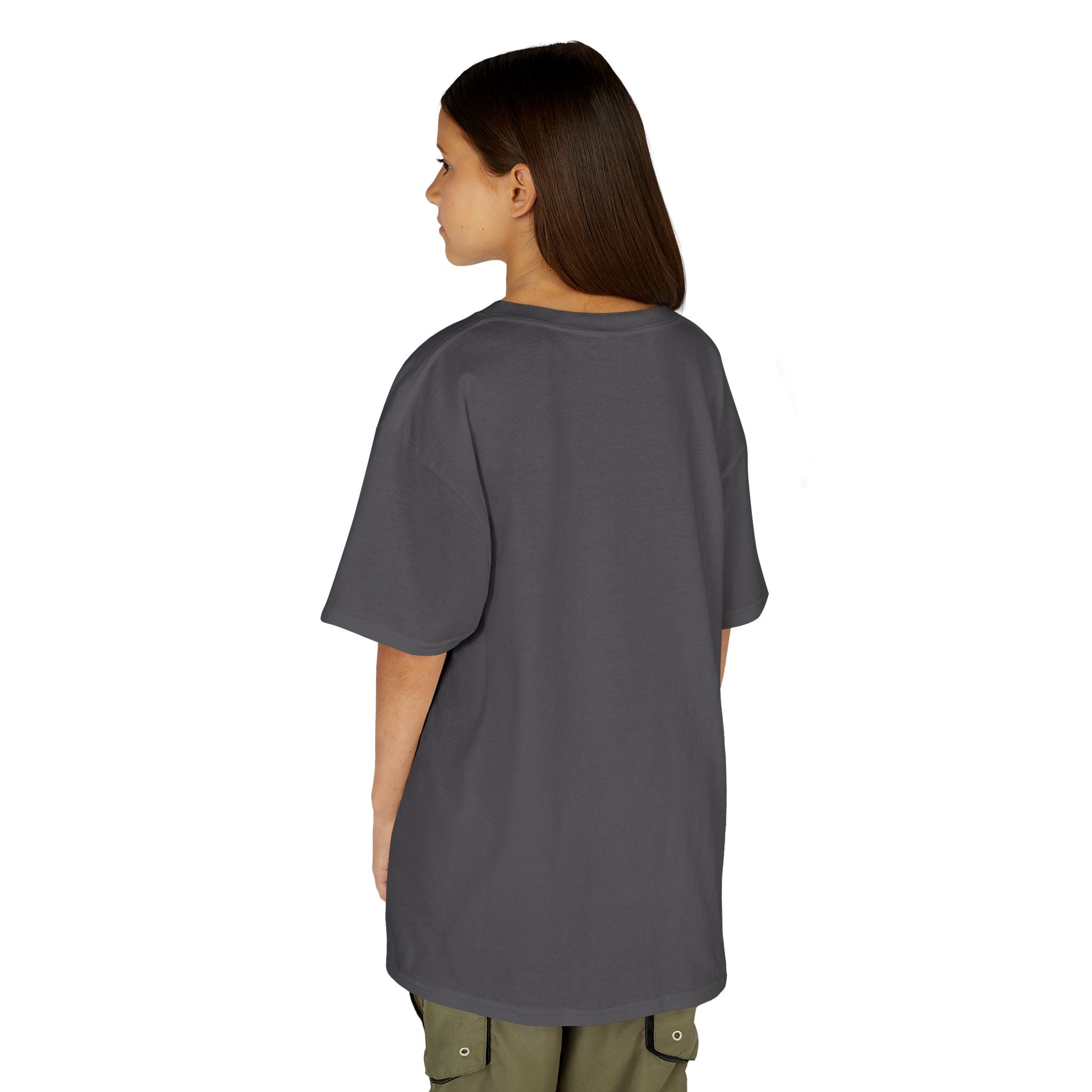 Kids T-Shirt — Plain White Heavy Cotton Tee for Boys & Girls