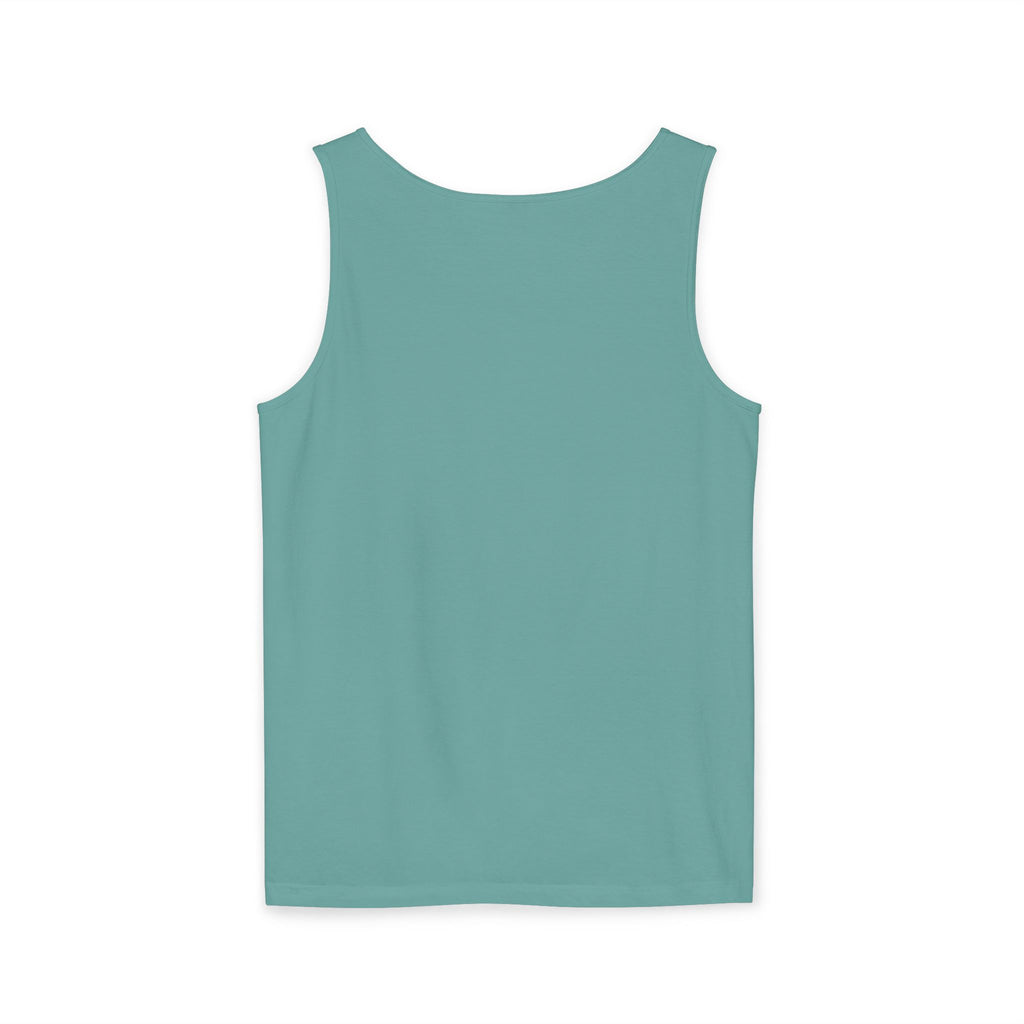 Plain White Tank Top — Lightweight Unisex Garment-Dyed Sleeveless Tee