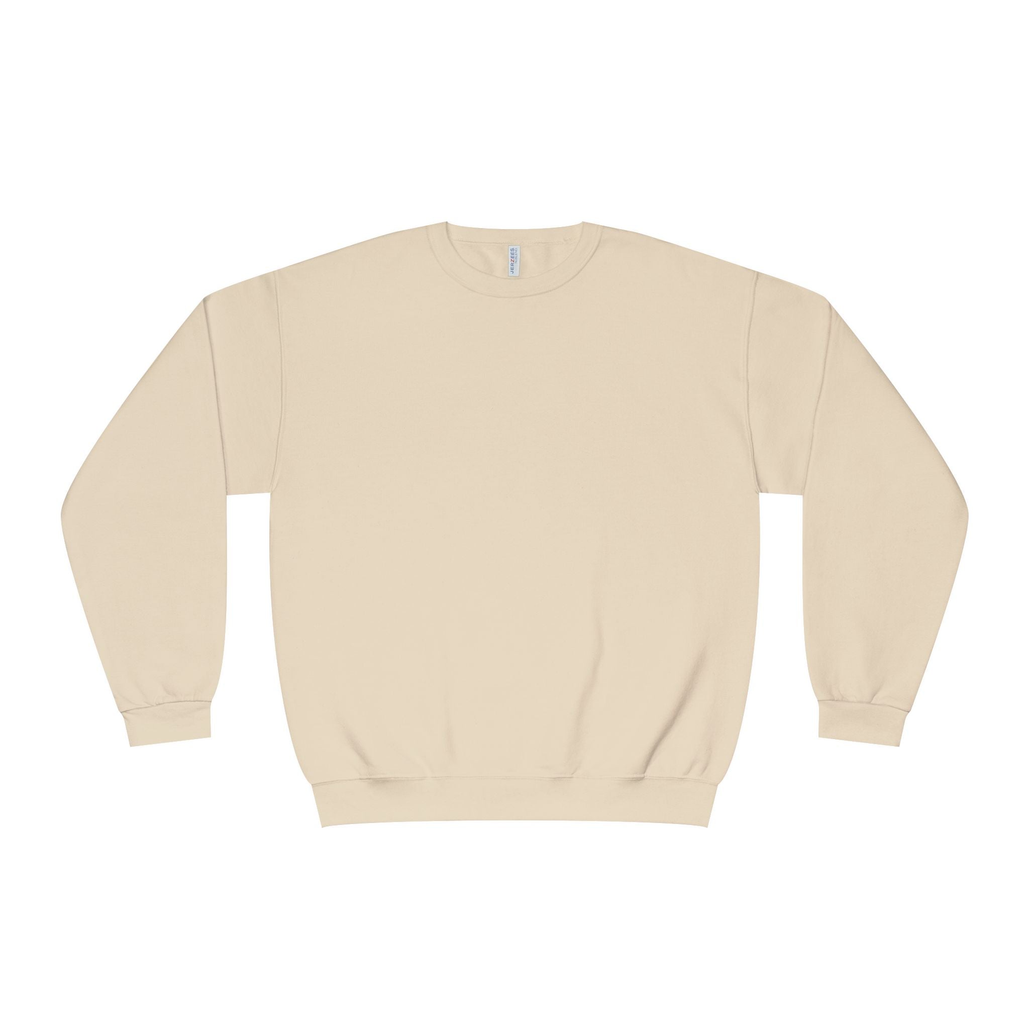 Classic White Crewneck Sweatshirt — Unisex Pullover