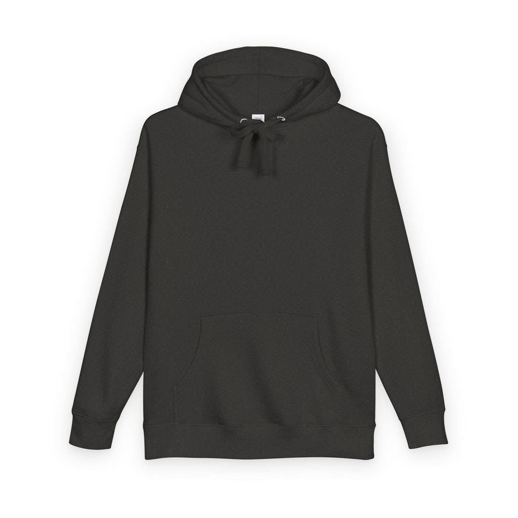 White Fleece Hoodie – Minimal Classic Pullover Hooded Sweatshirt