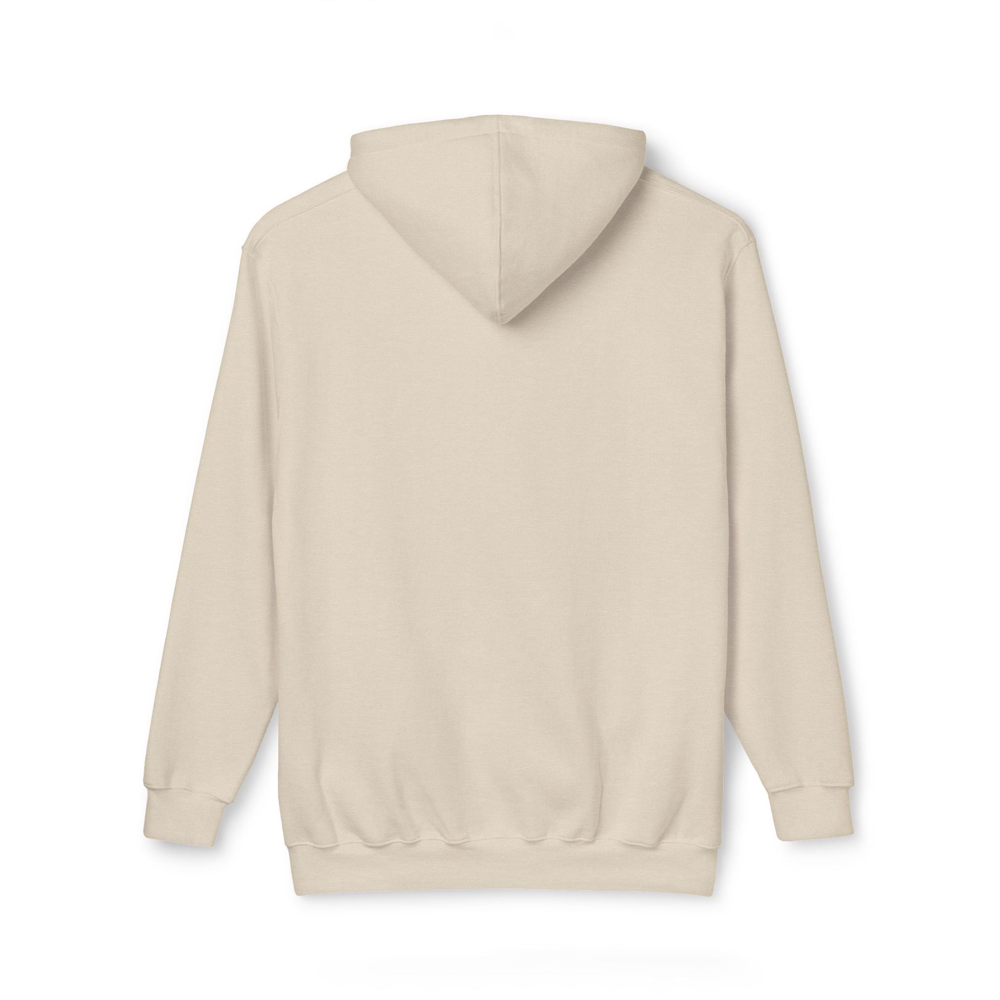 Classic White Hoodie — Made in USA Unisex Hooded Sweatshirt