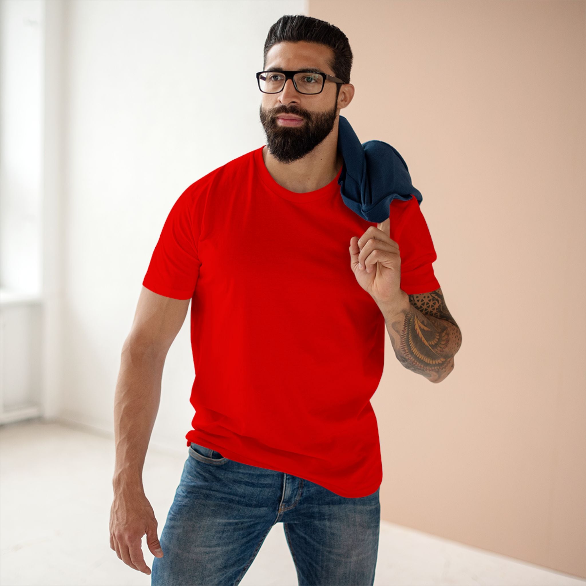 Classic White Tee — Adult Staple Crewneck T-Shirt