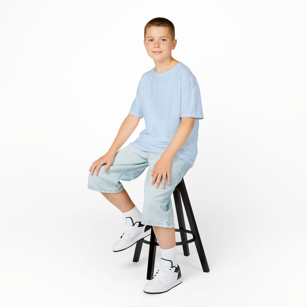 Kids T-Shirt — Plain White Heavy Cotton Tee for Boys & Girls