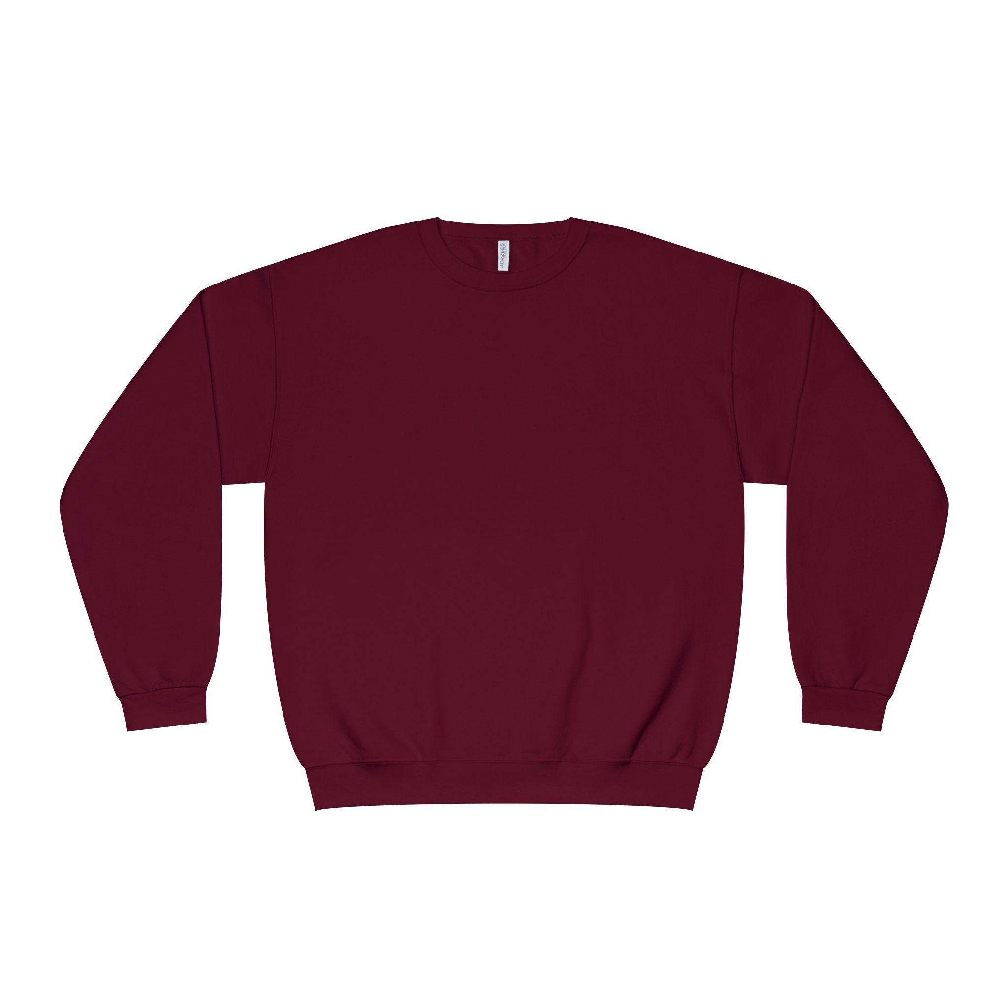 Classic White Crewneck Sweatshirt — Unisex Pullover