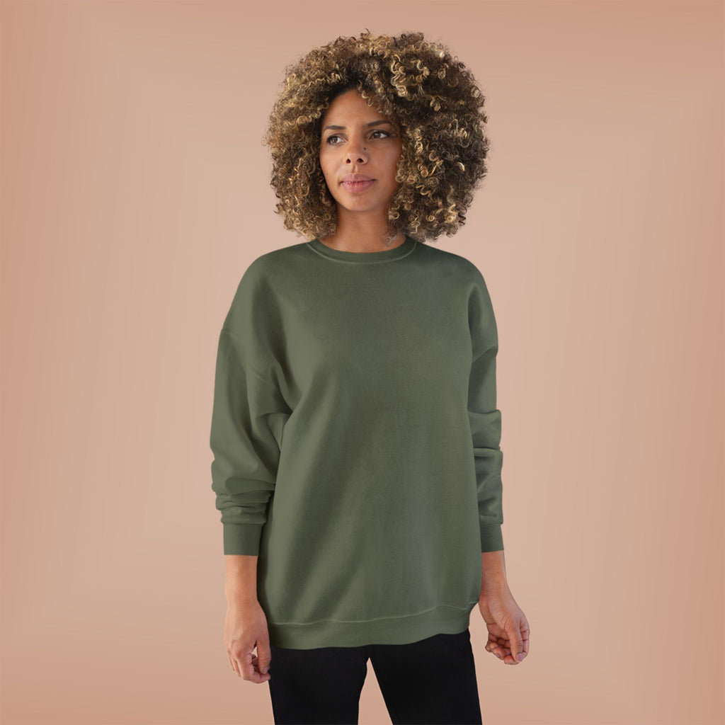 Classic White Crewneck Sweatshirt