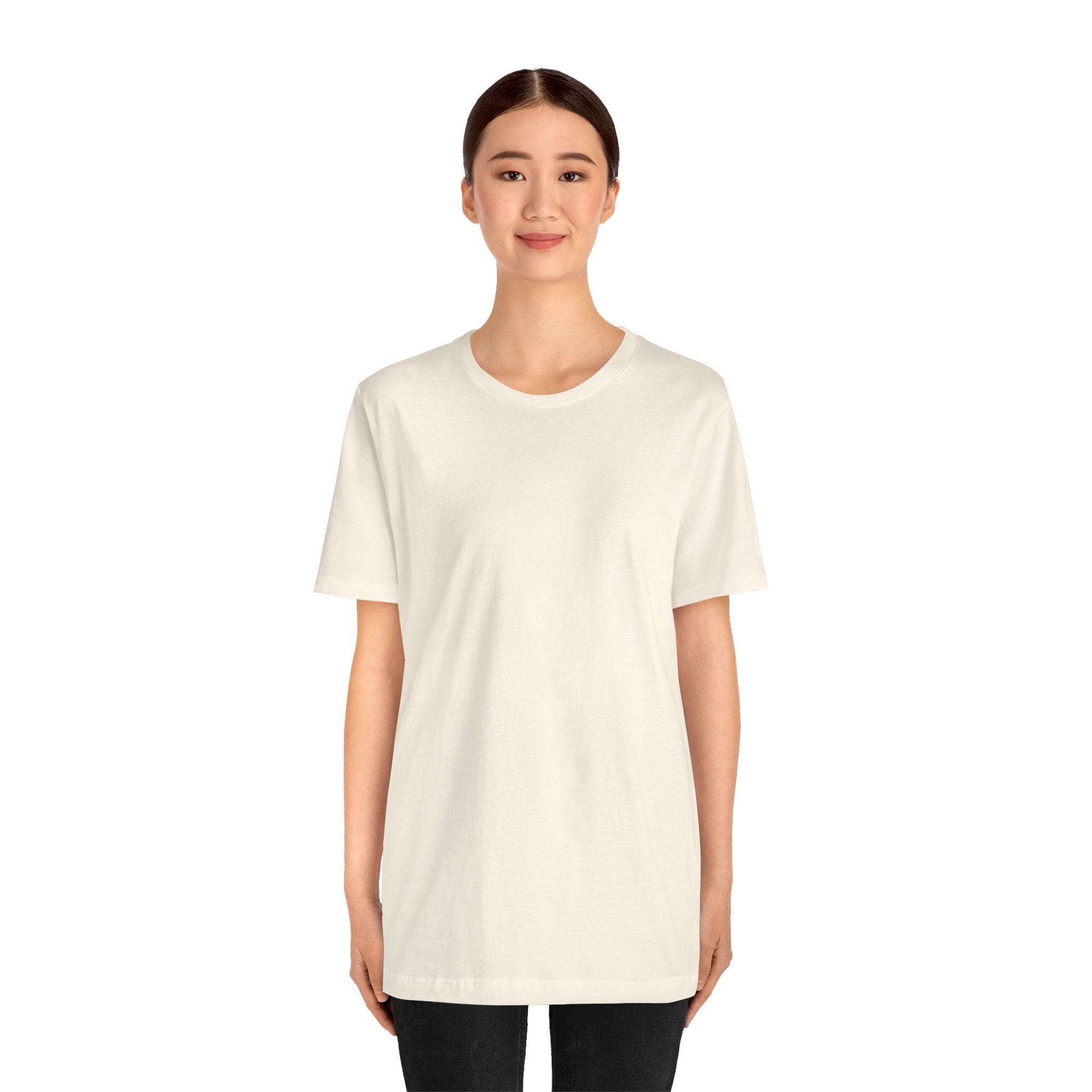 White Short Sleeve Tee — Minimal Classic Crewneck T-Shirt