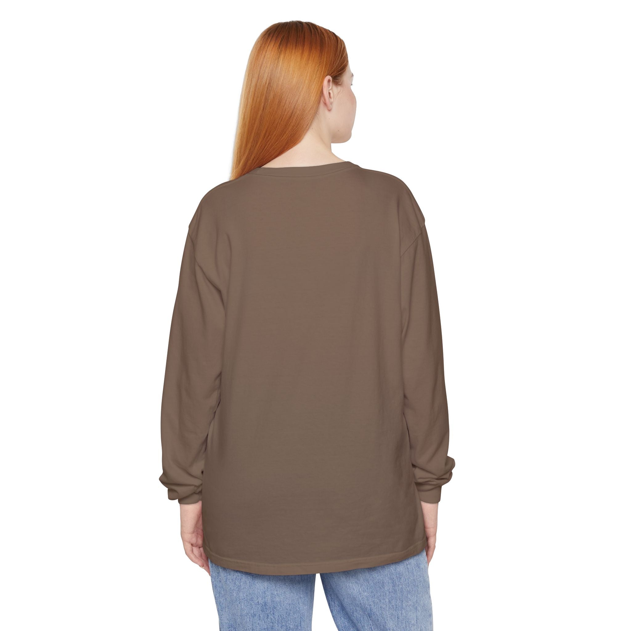 Long Sleeve T-Shirt — Classic White Garment-Dyed Tee