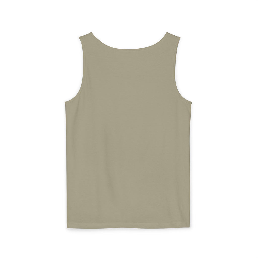 Classic White Tank Top — Everyday Garment-Dyed Casual Tank