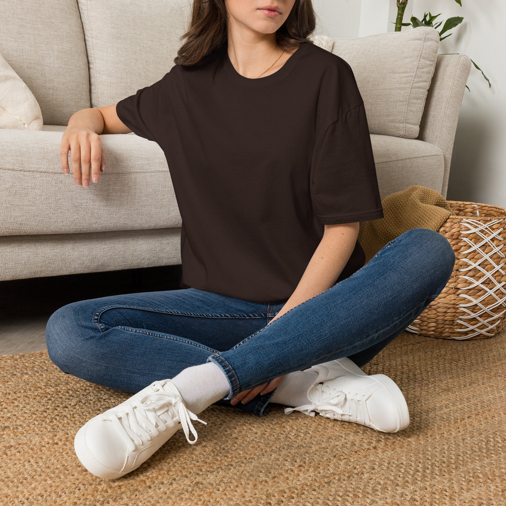 Blank White T-Shirt Mockup — Unisex Tee Product Mockup Images